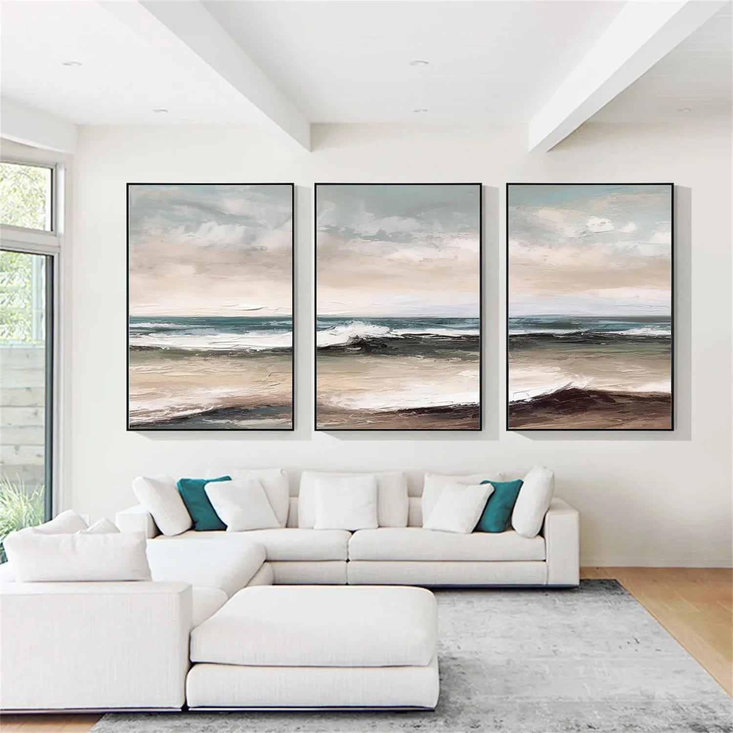 Sea & Sky Textured Art Set of 3 #SK110
