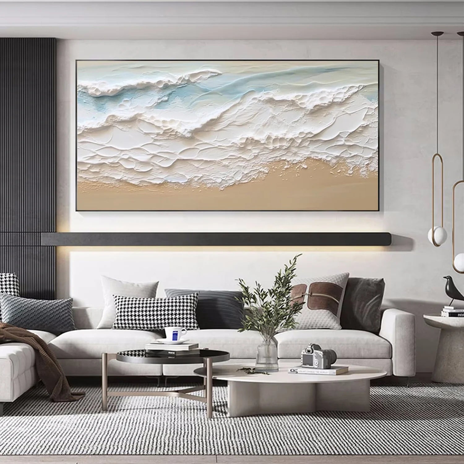 Sea & Sky Abstract_Textured_Wall Art #SK147