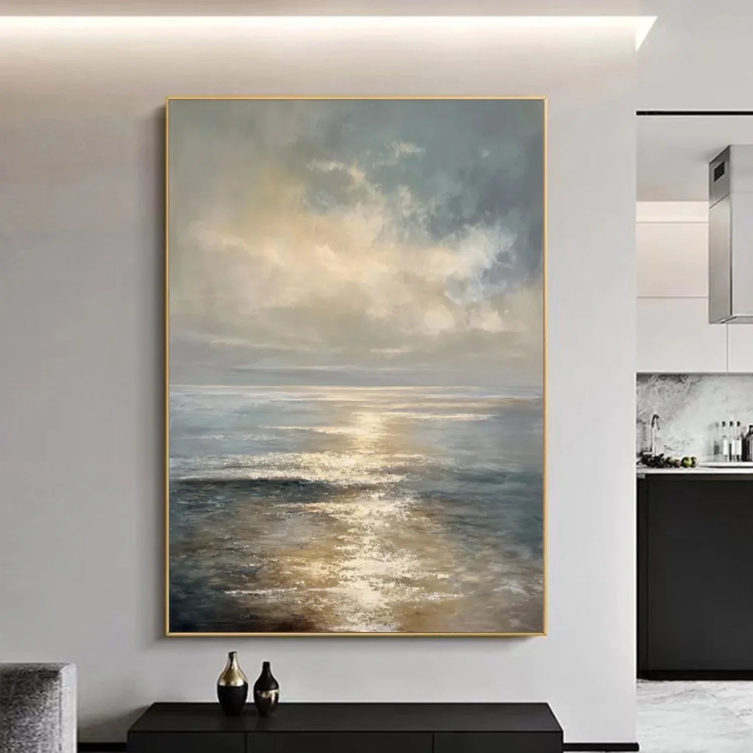 Sea & Sky Abstract_Wall Art #SK188