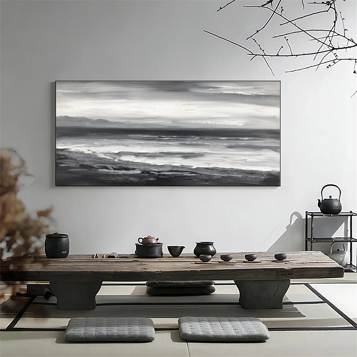 Sea & Sky Abstract_Textured_Wall Art #SK182