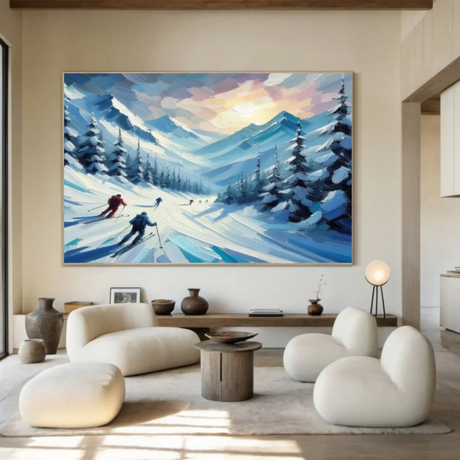 Skiing Sport_Wall Art #AS053