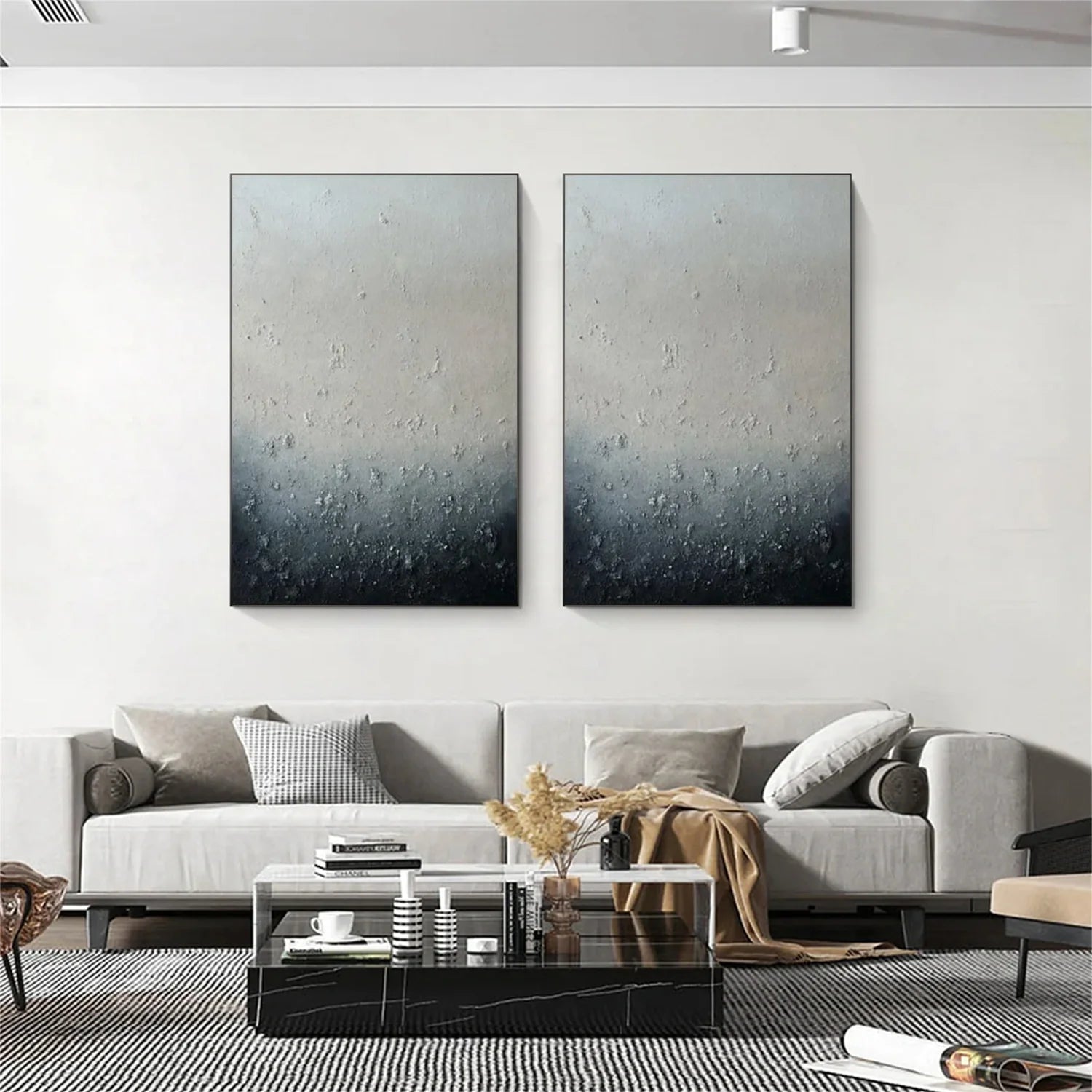 Abstract Canvas Art Set of 2 #WA852