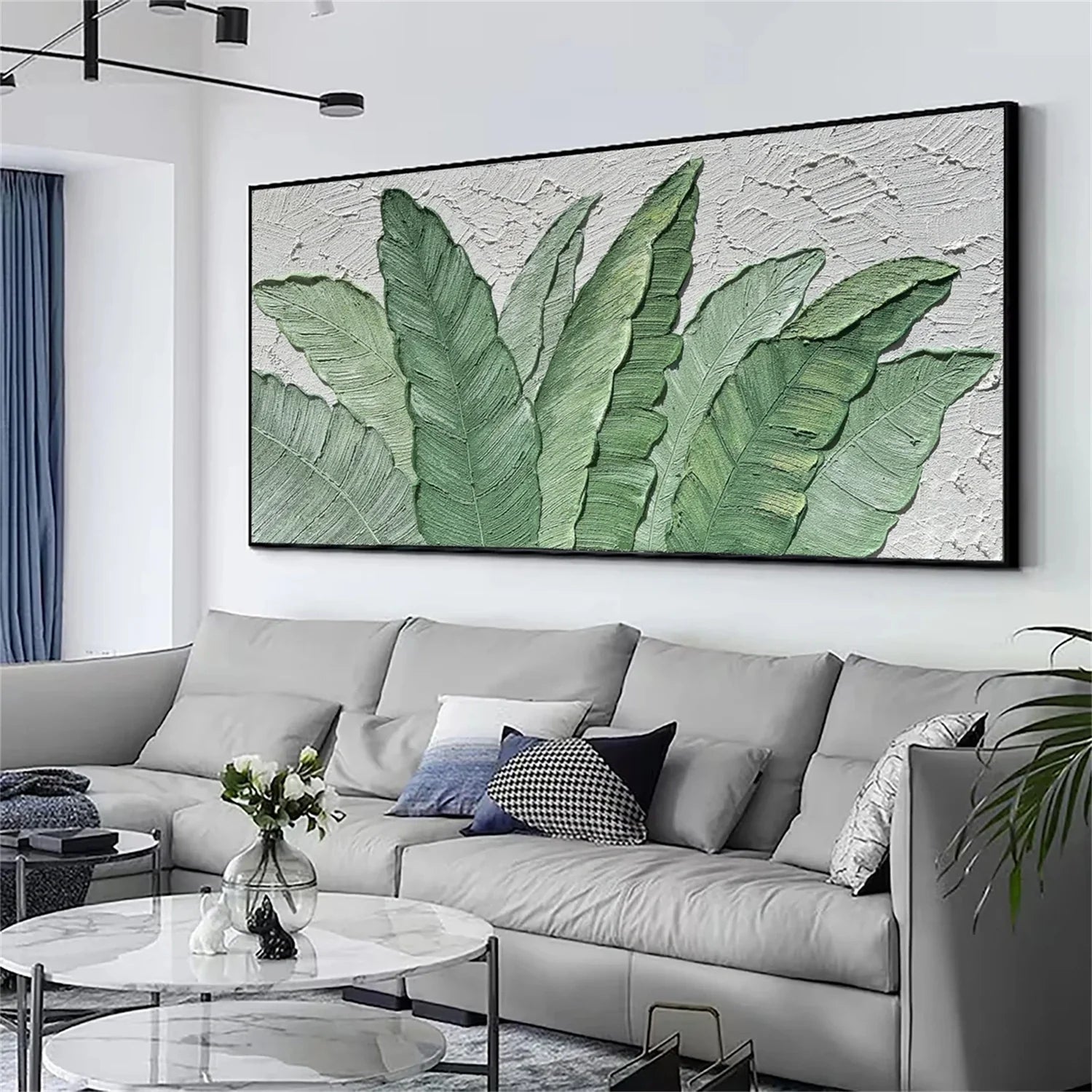 Colorful Flower & Tree Abstract Wall Art #FT054