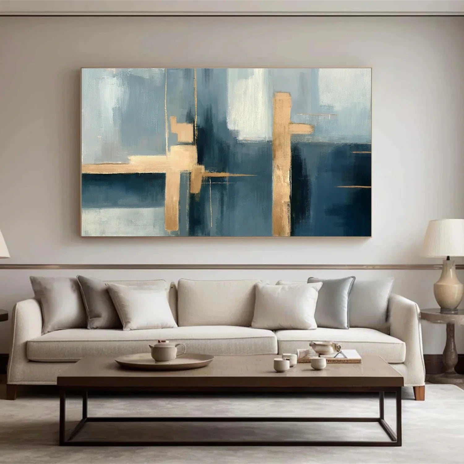 Abstract Canvas Art #WA587