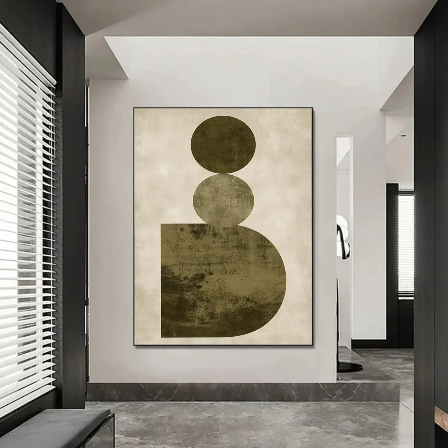 Abstract Canvas Art #WA744