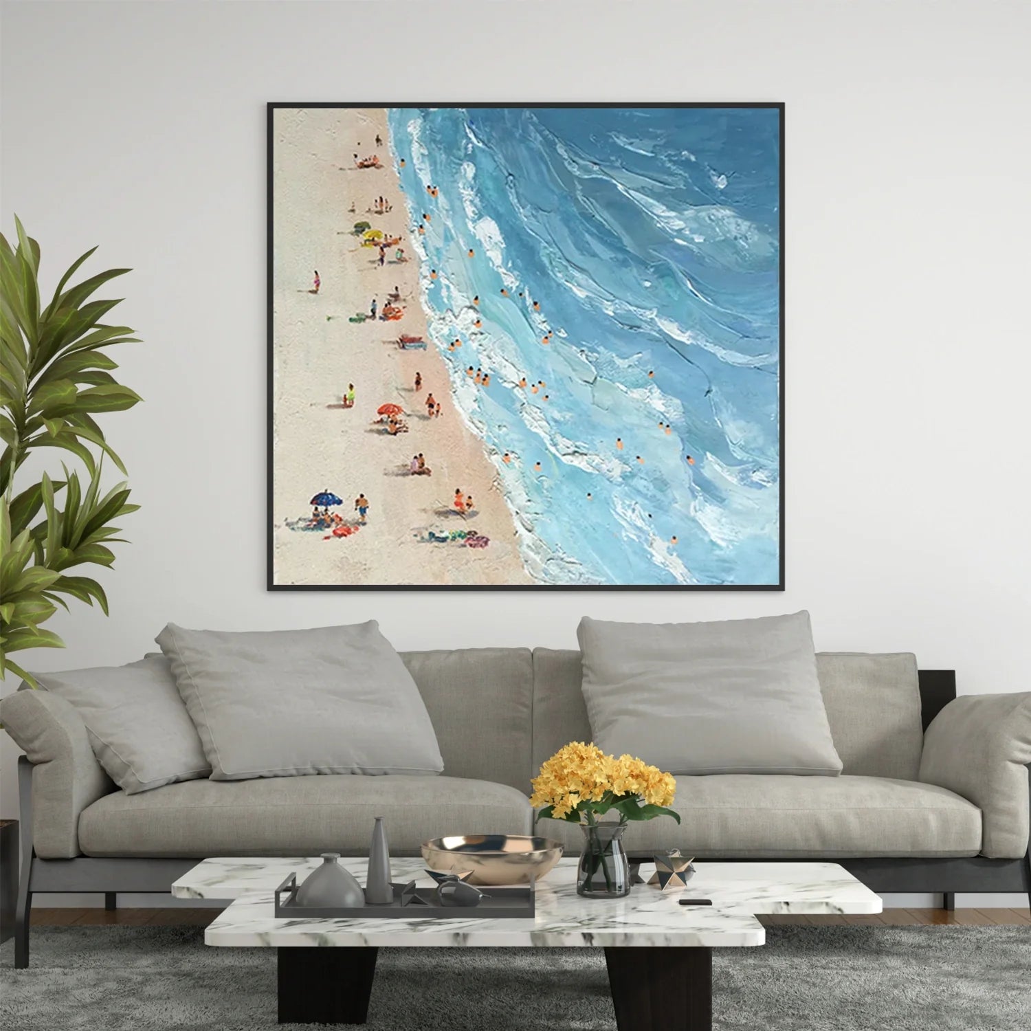 Swimming Sport_Textured Wall Art #AS030