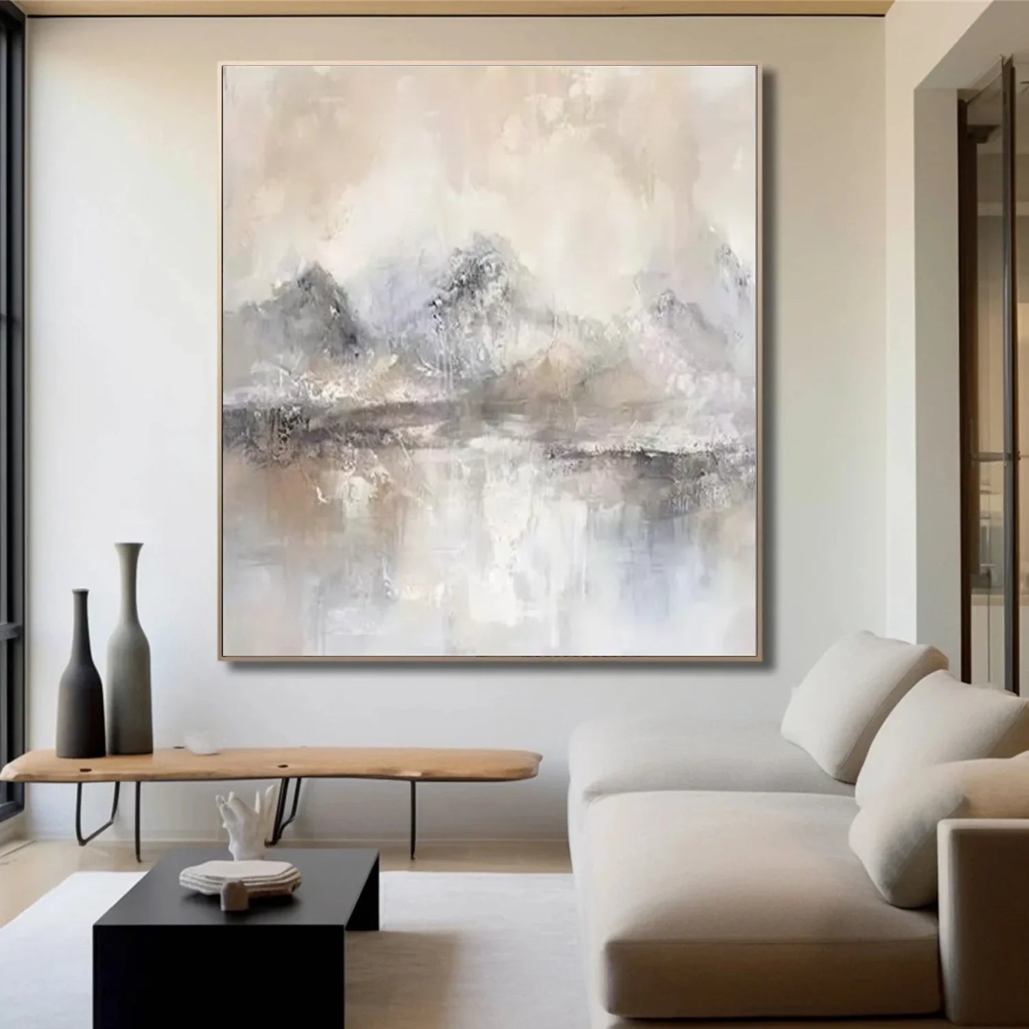 Abstract Mountain_Canvas Art #MD270