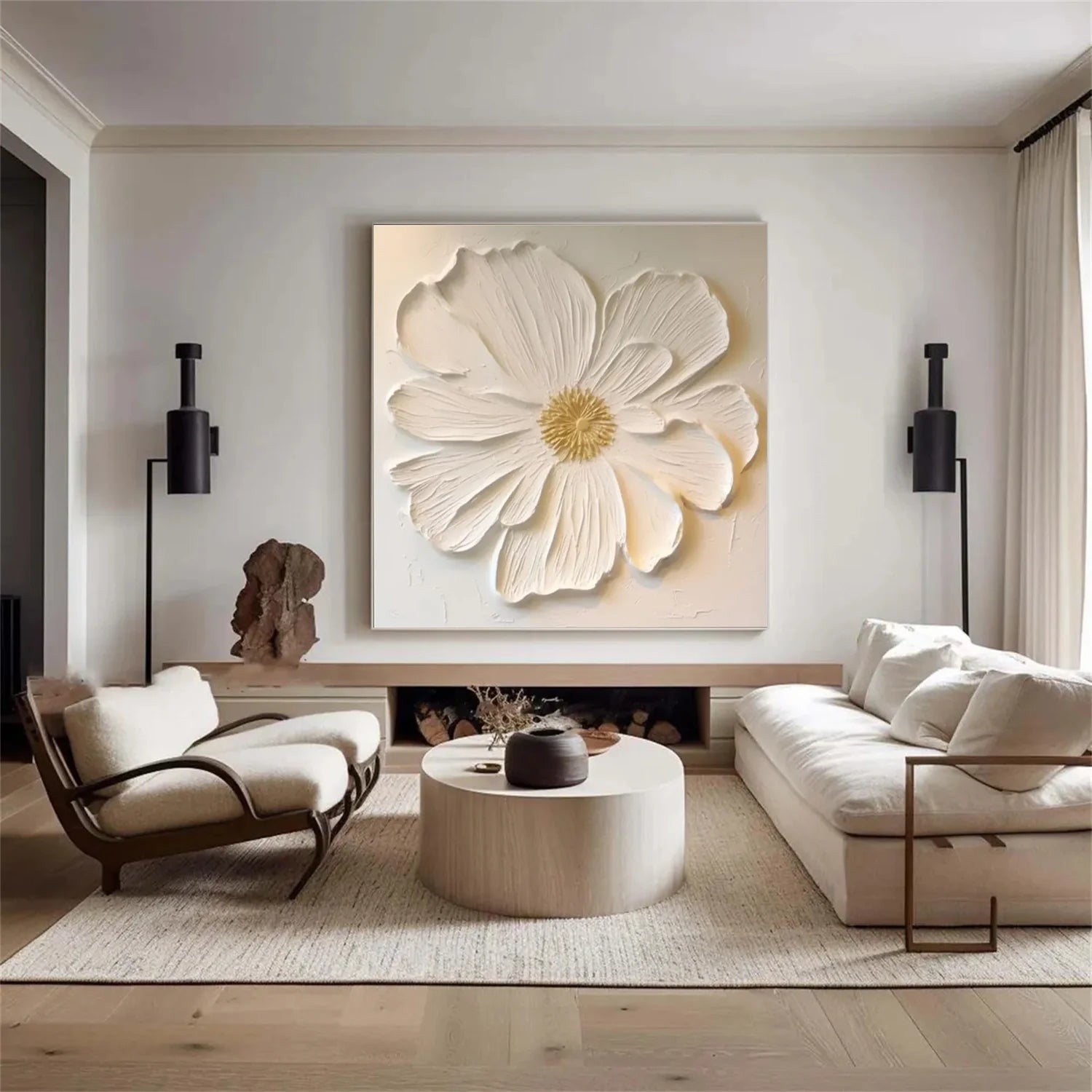 Flower & Tree Abstract Wall Art #FT091