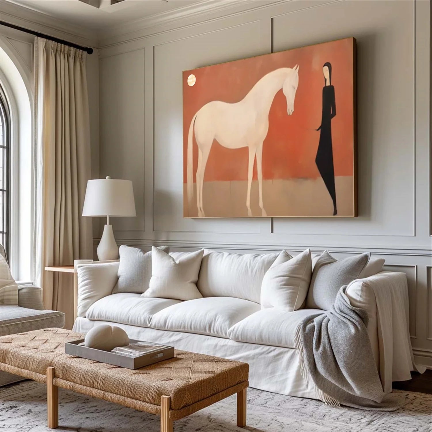 Abstract Animal Horse Wall Art #AM133