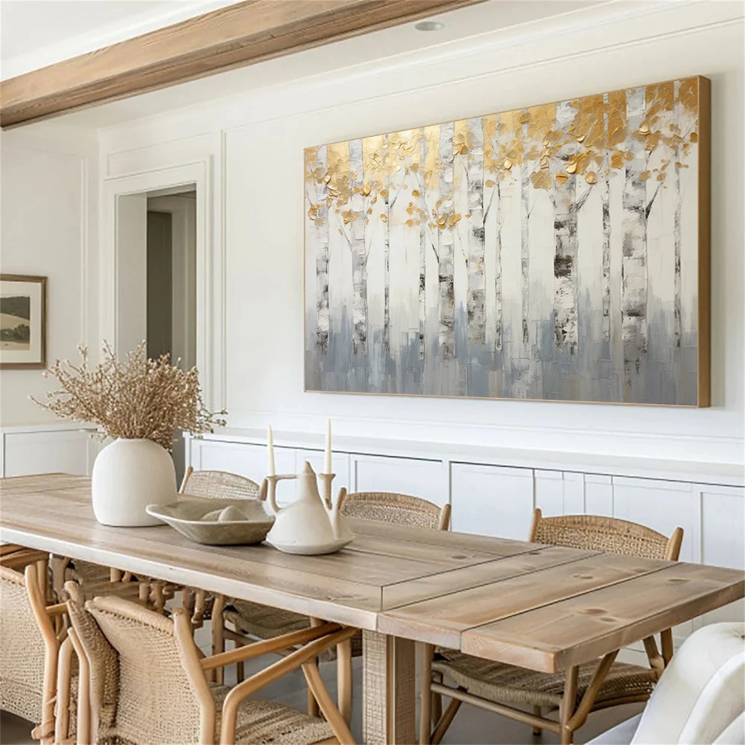 Flower & Tree Abstract Wall Art #FT137