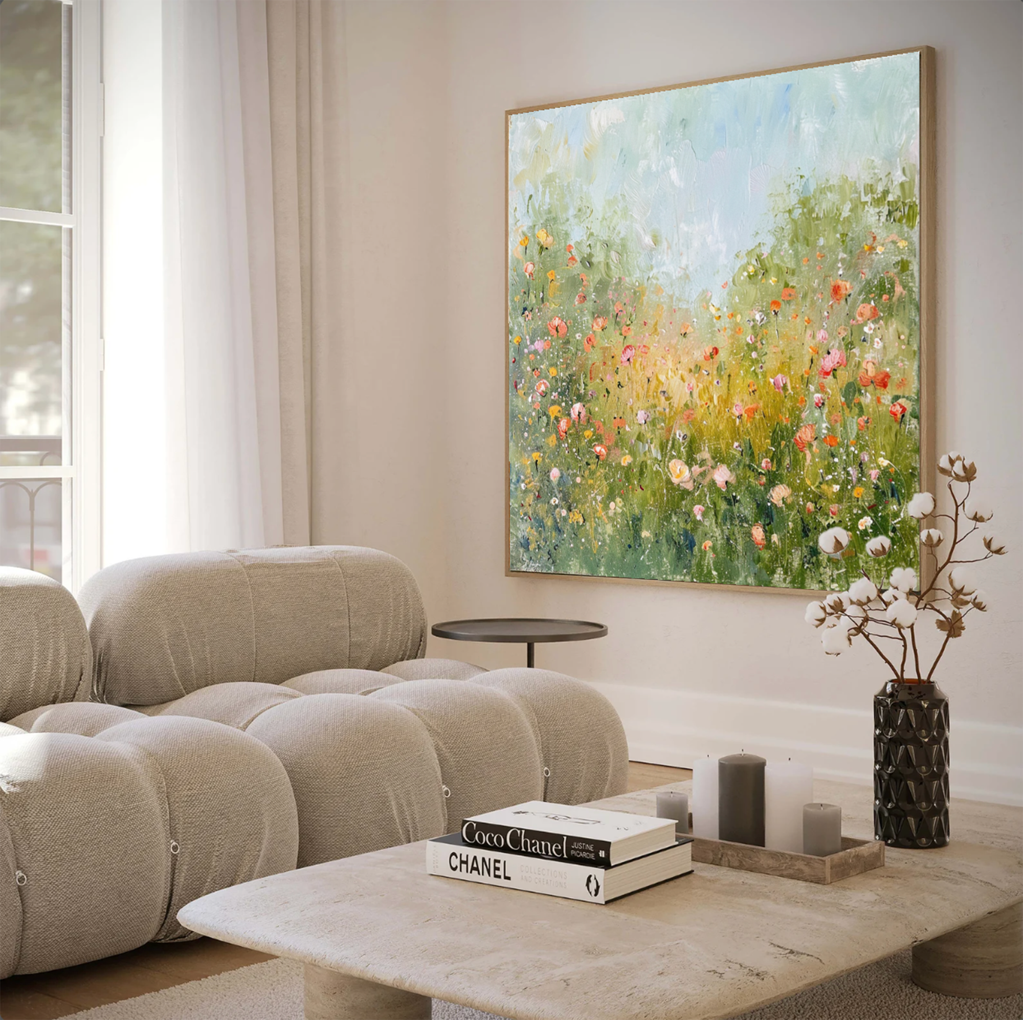 Impressionist Spring Floral Wall Art #FT336