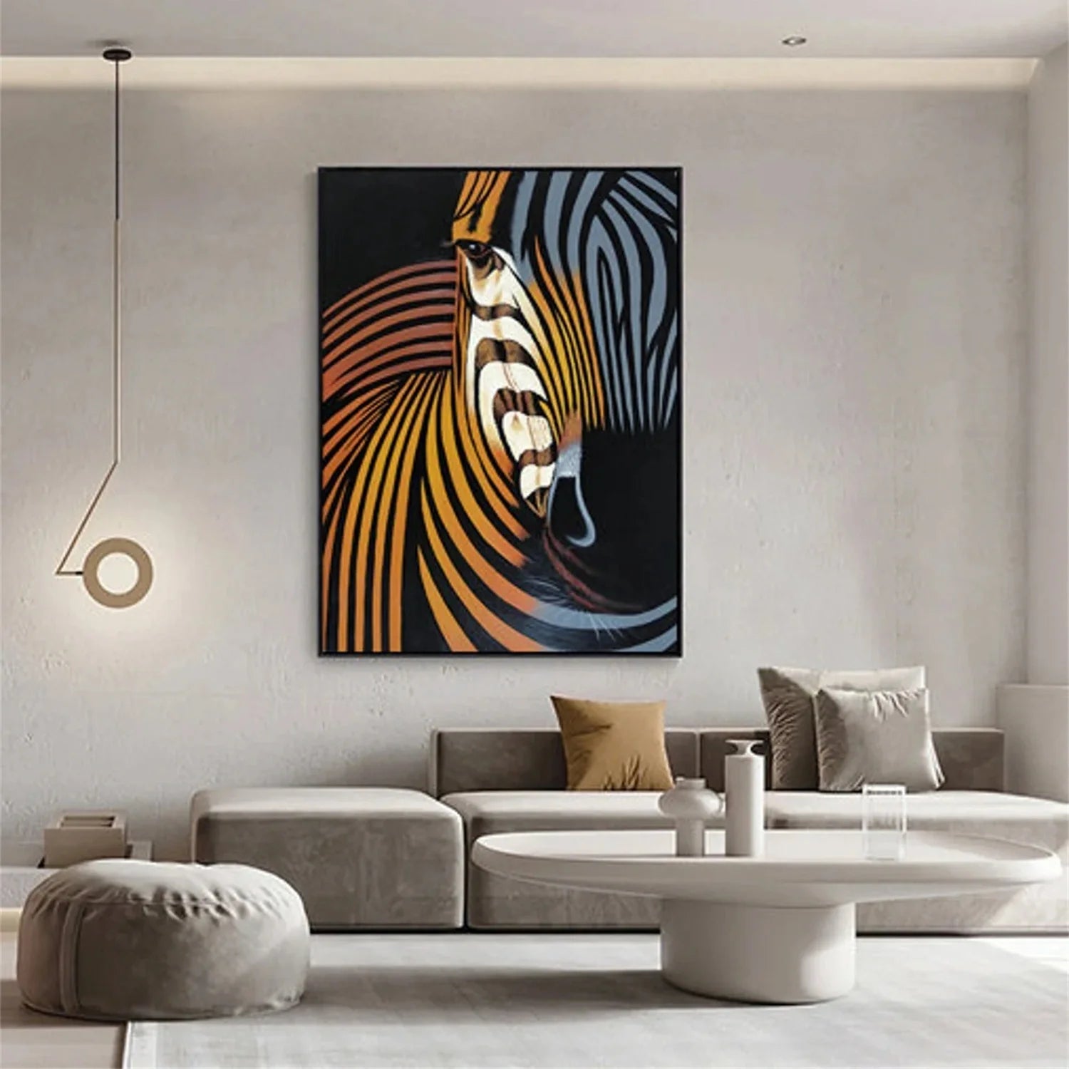 Colorful Abstract Animal Wall Art #AM067