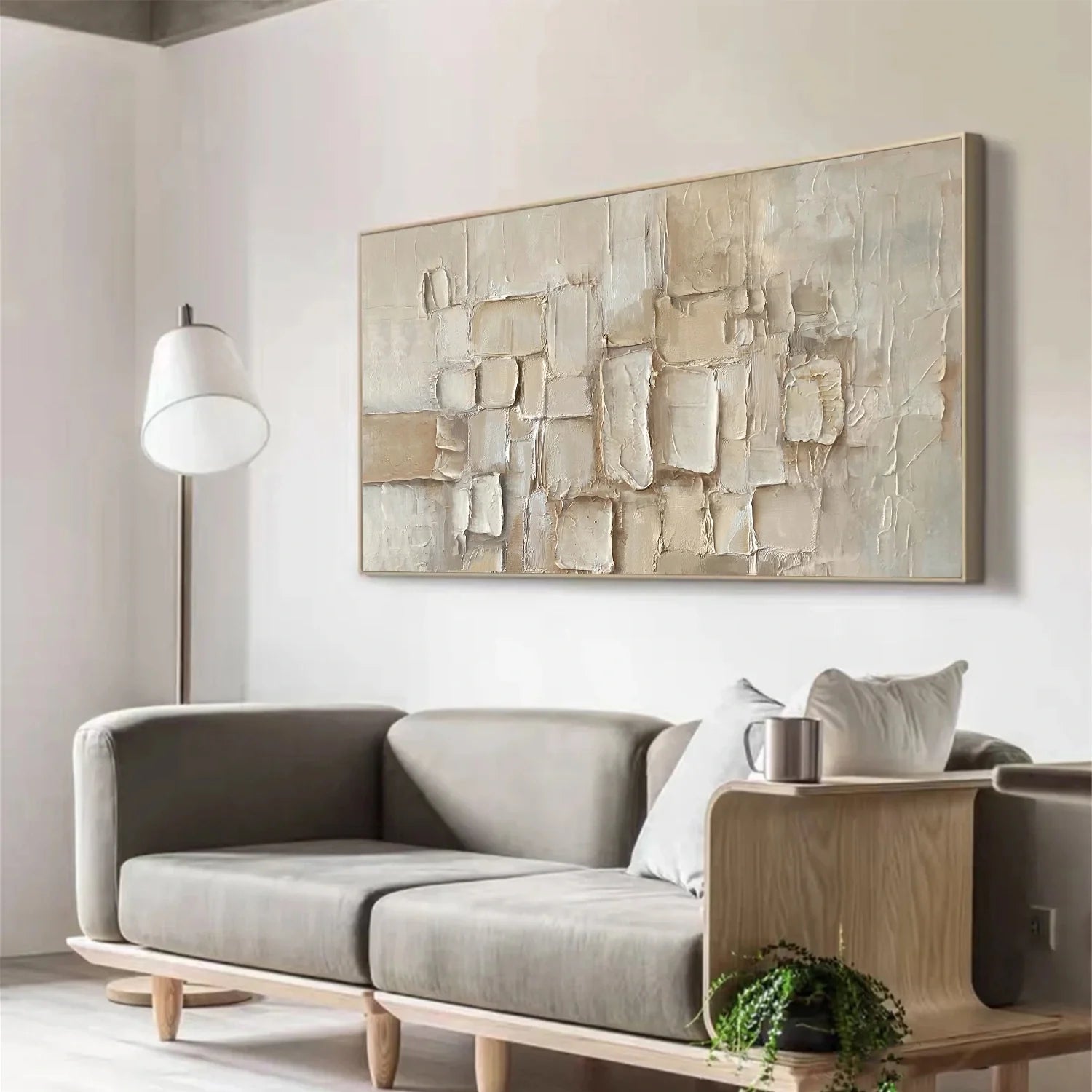 Abstract_Textured Canvas Art #WA819