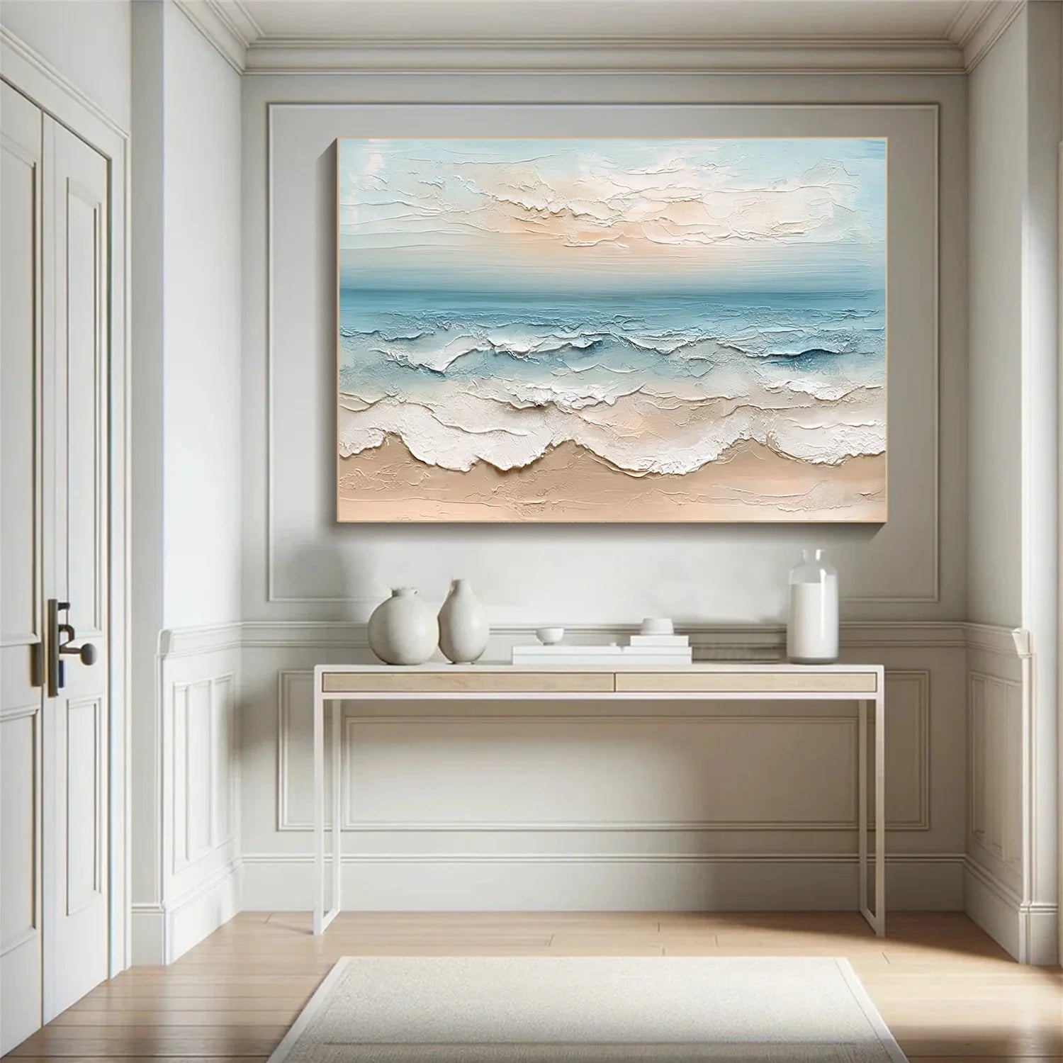 Sea & Sky Abstract_Textured_Wall Art #SK137