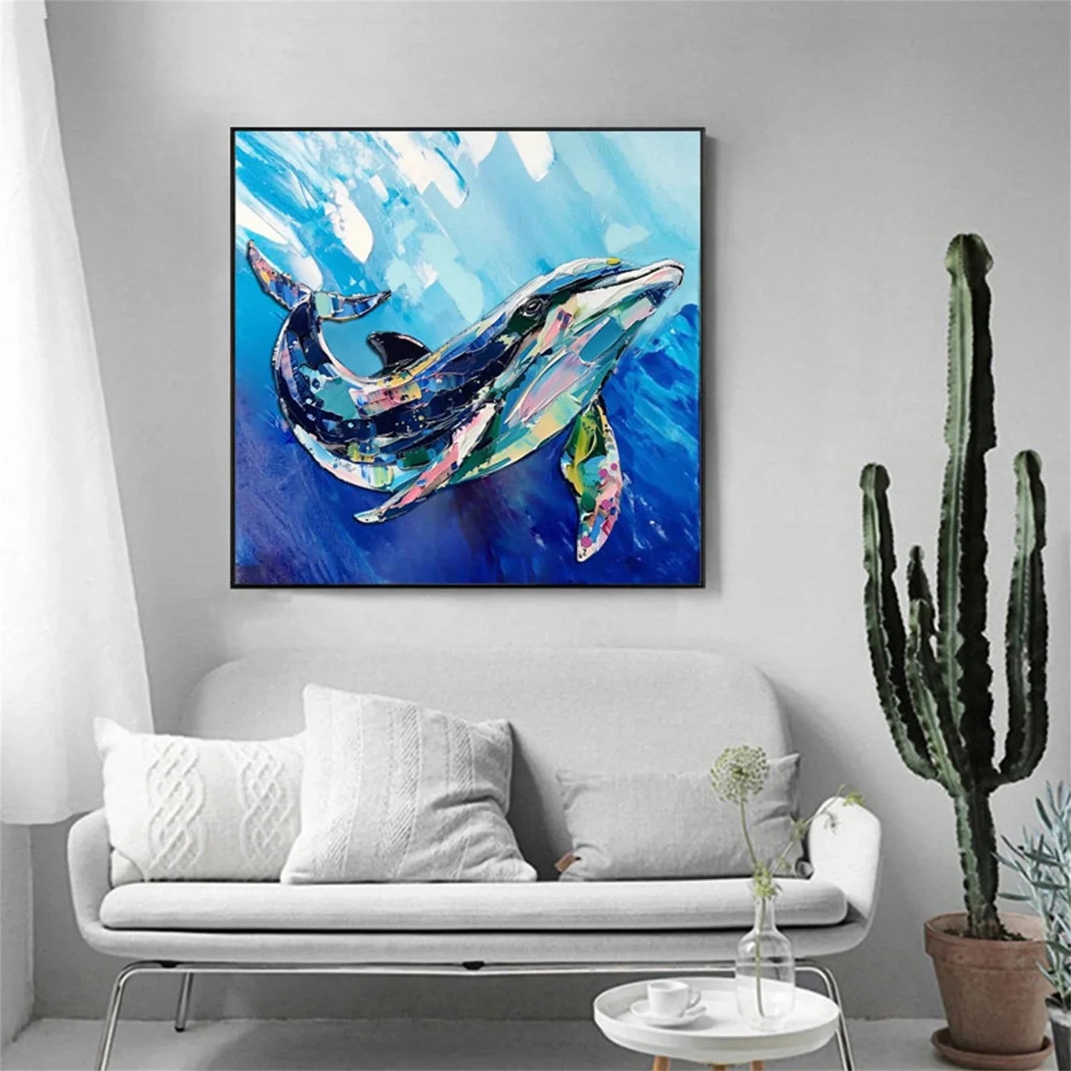 Colorful Abstract Animal Wall Art #AM095