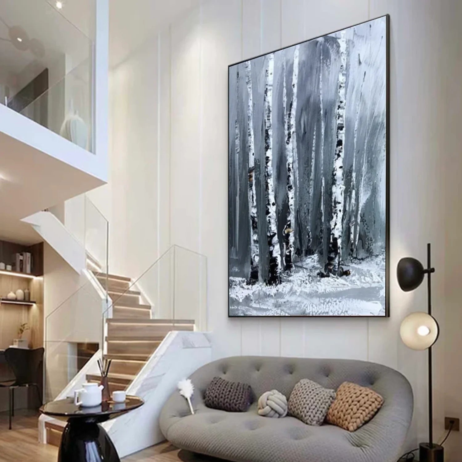 Flower & Tree Abstract_Wall Art #FT162