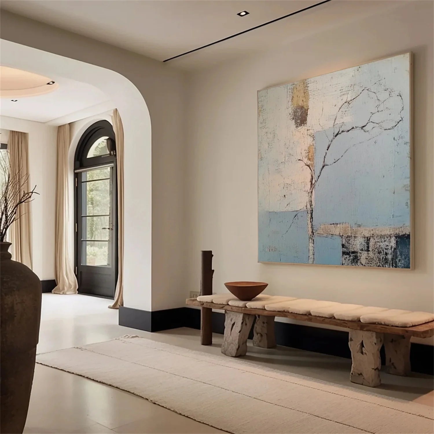 Flower & Tree Abstract_Wall Art #FT164