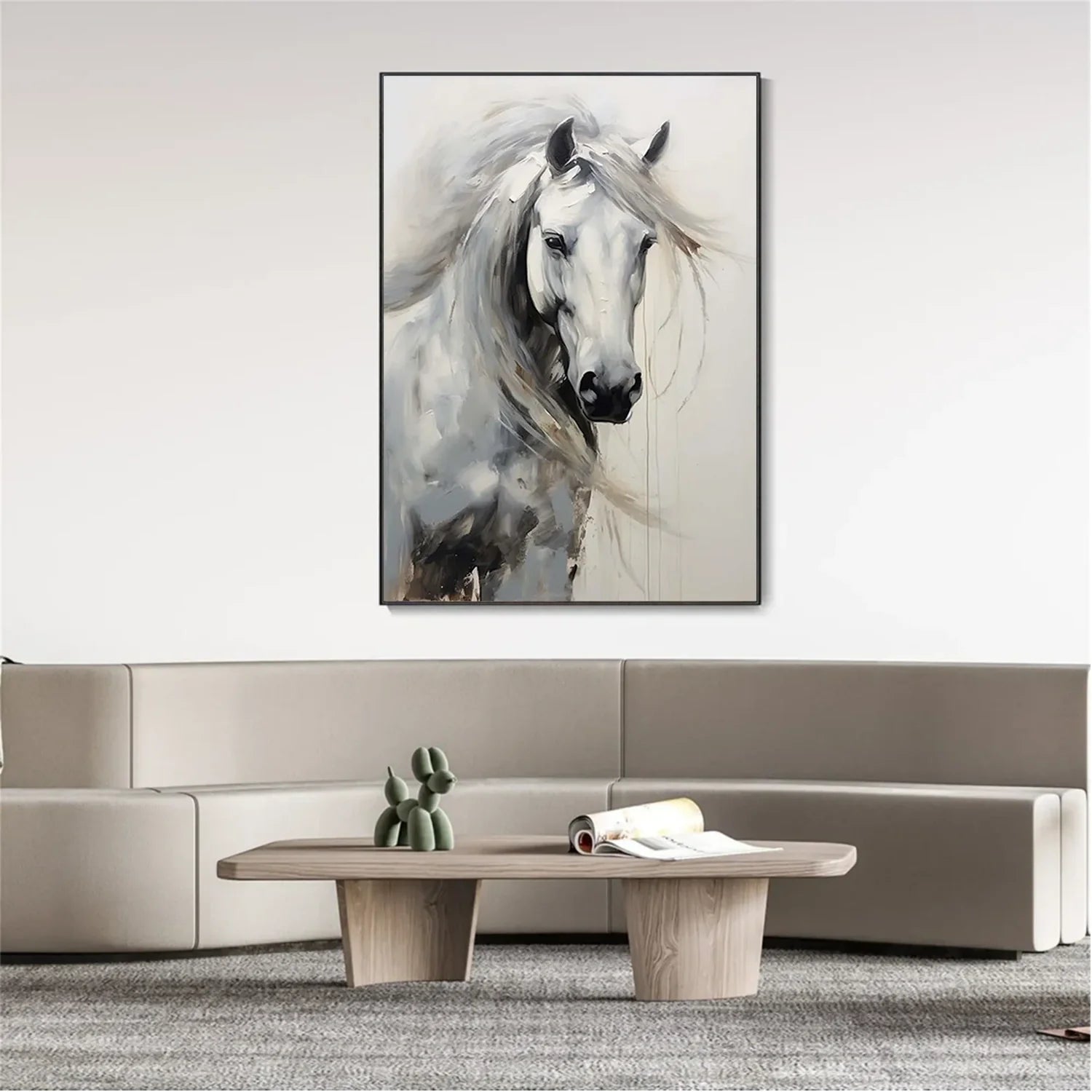 Abstract Animal Horse Wall Art #AM131