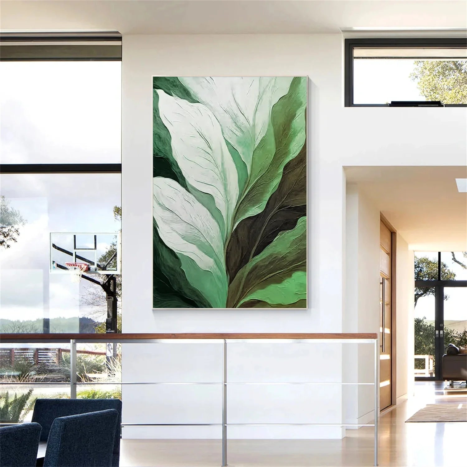 Flower & Tree Abstract Wall Art #FT116