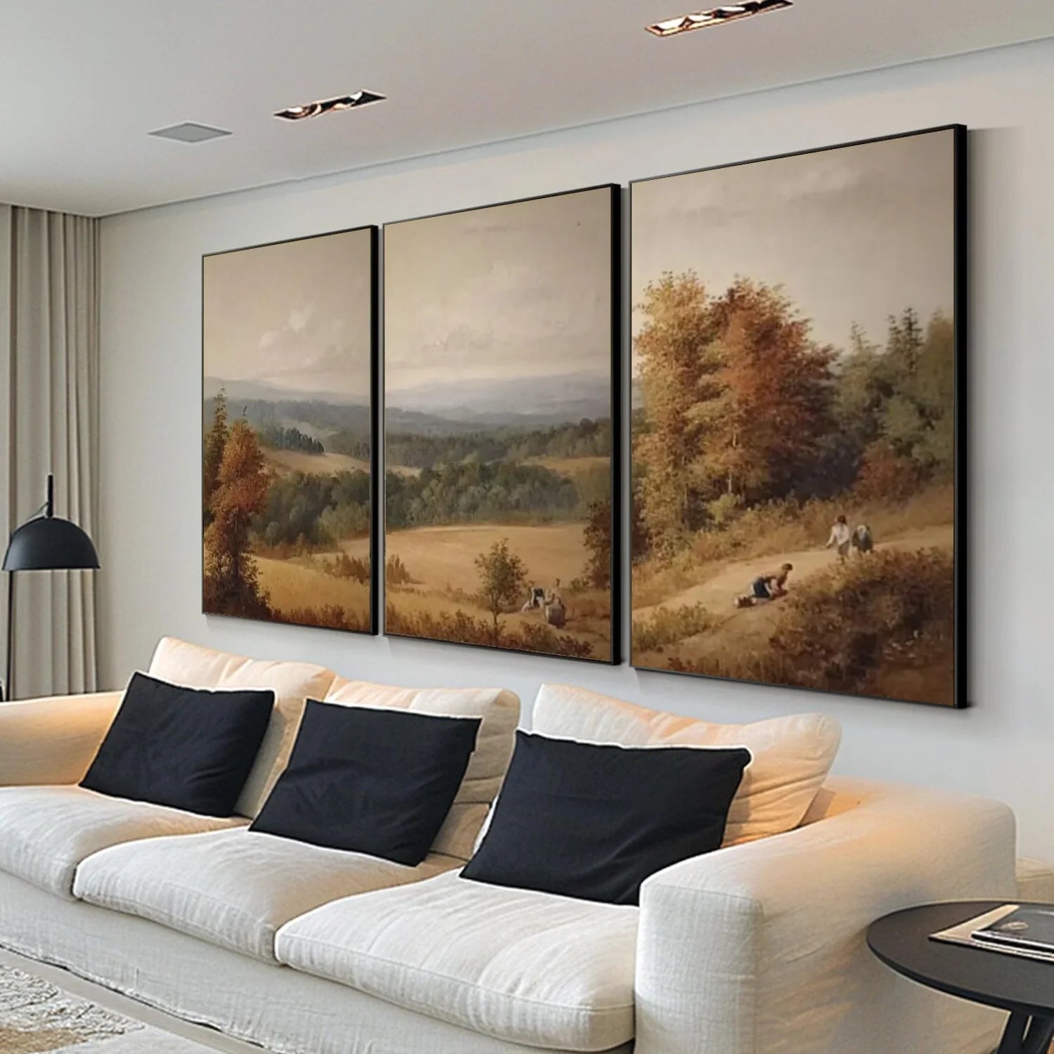 Flower & Tree Abstract_Wall Art Set of 3 #FT155