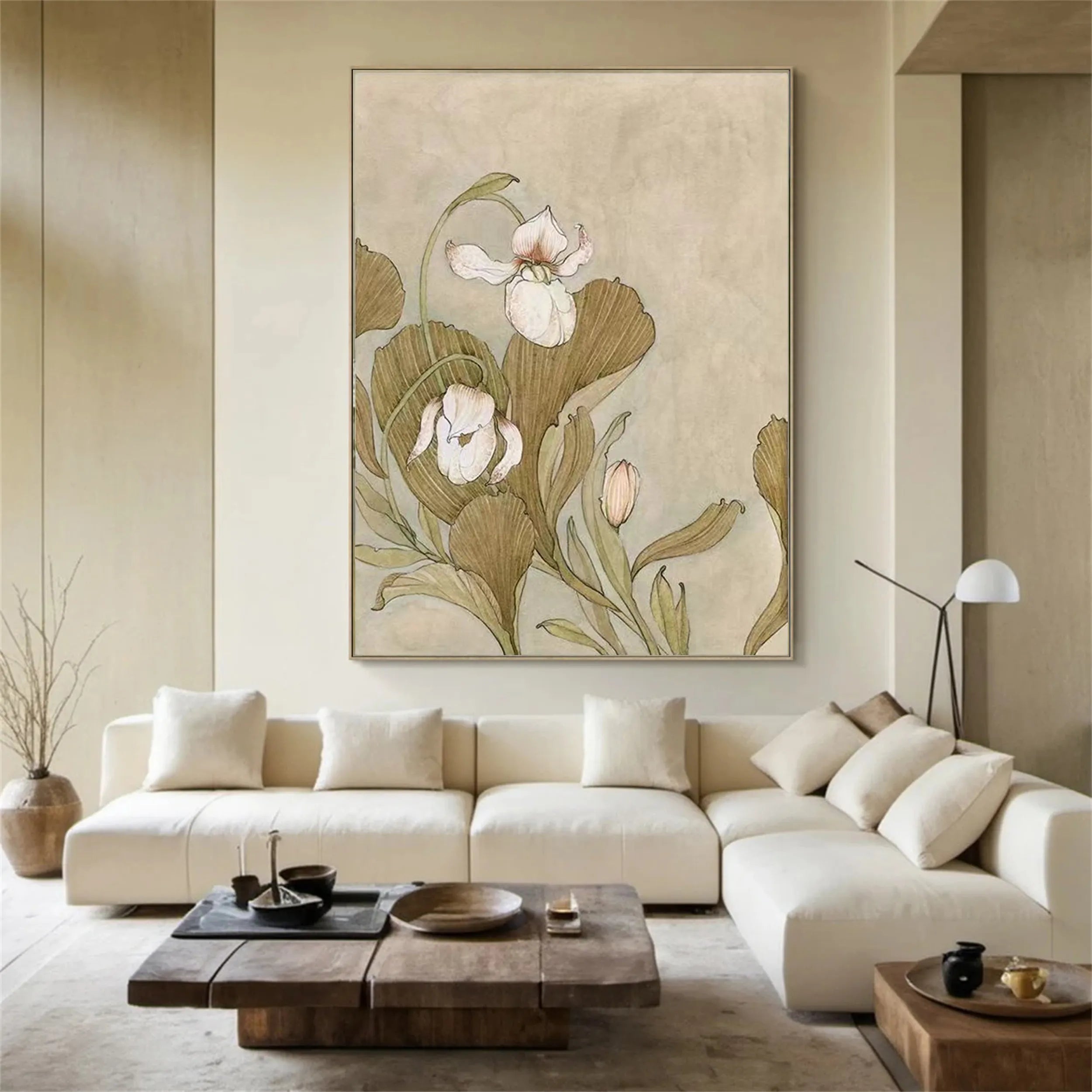 Flower & Tree Abstract Wall Art #FT024