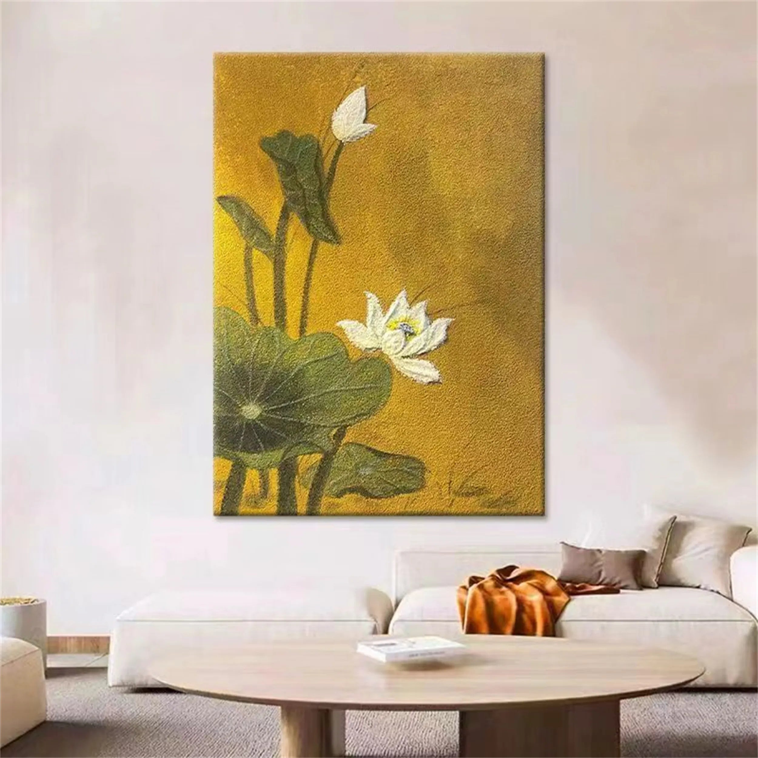 Colorful Flower & Tree Abstract Textured Wall Art #FT011