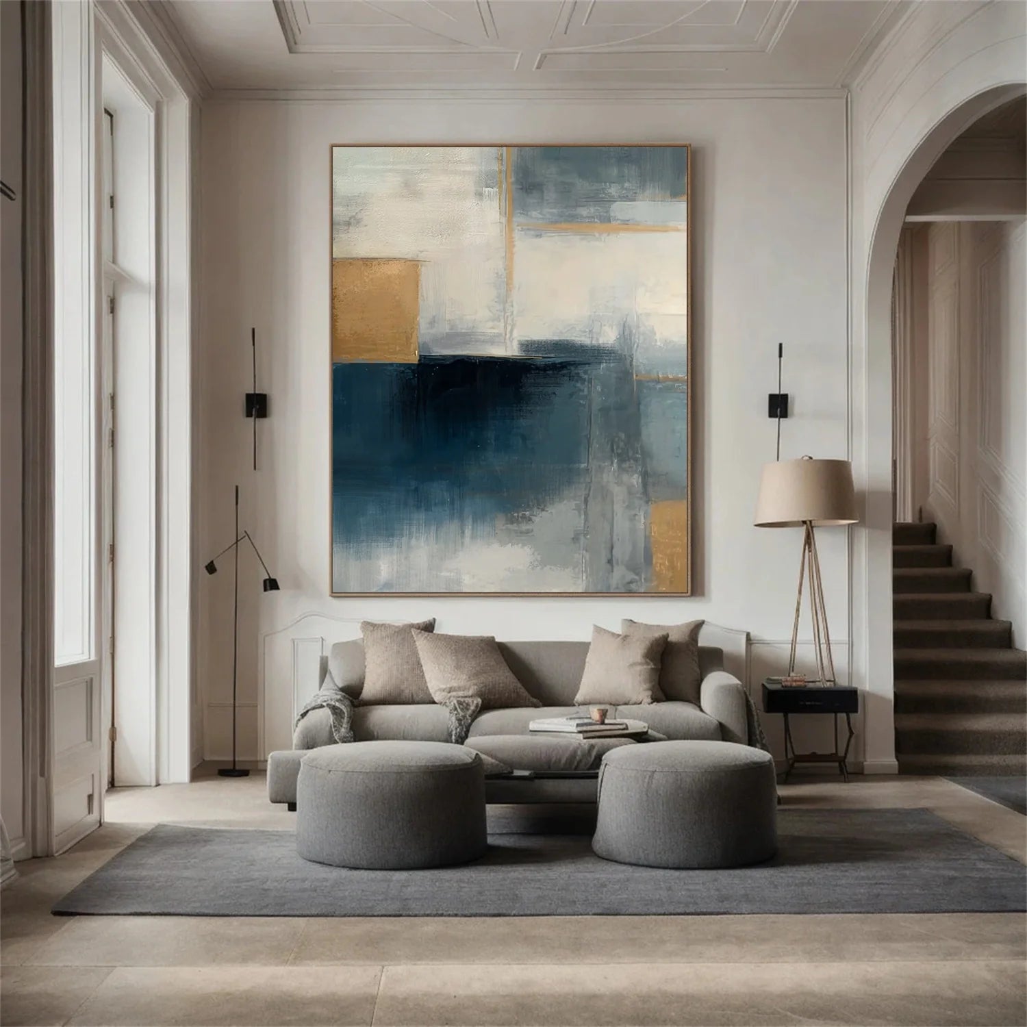 Abstract Canvas Art #WA584