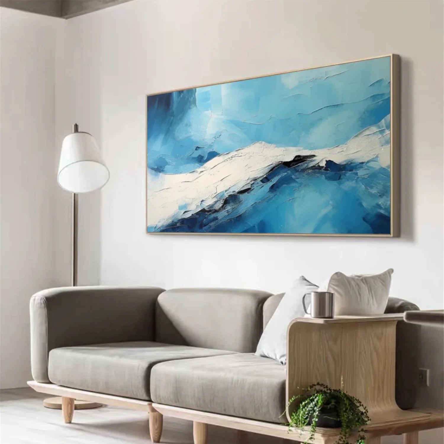 Sea & Sky Abstract_Textured_Wall Art #SK181