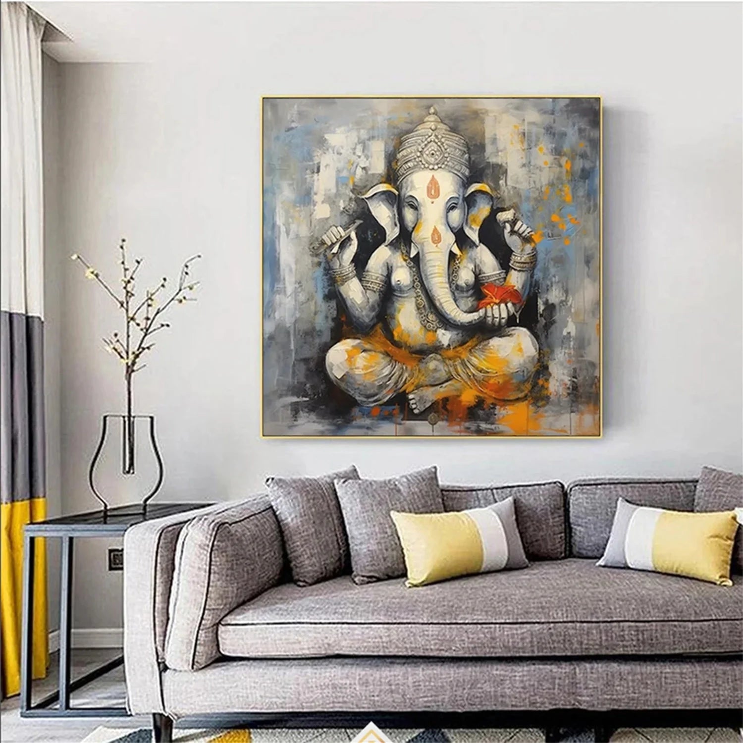 Colorful Abstract Animal Wall Art #AM061