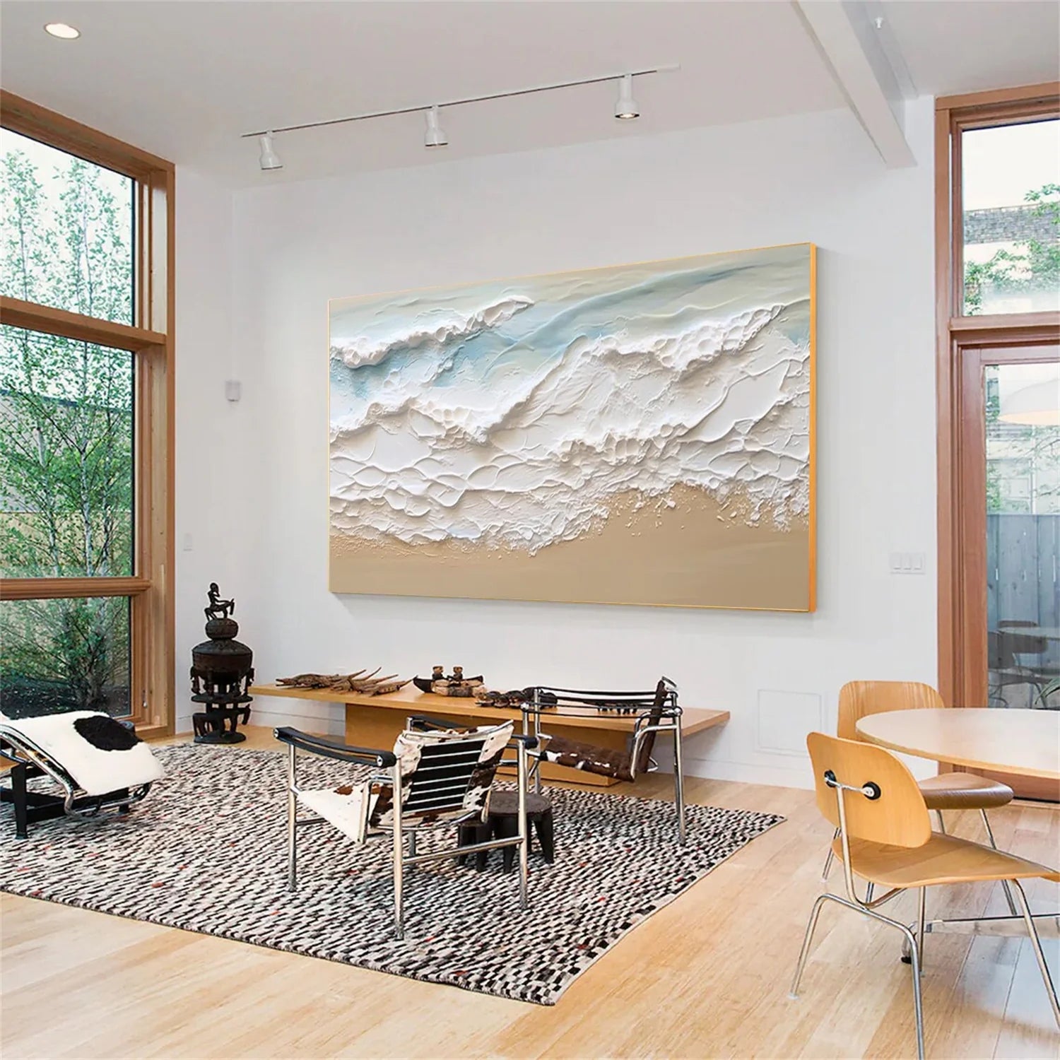 Sea & Sky Abstract_Textured_Wall Art #SK147