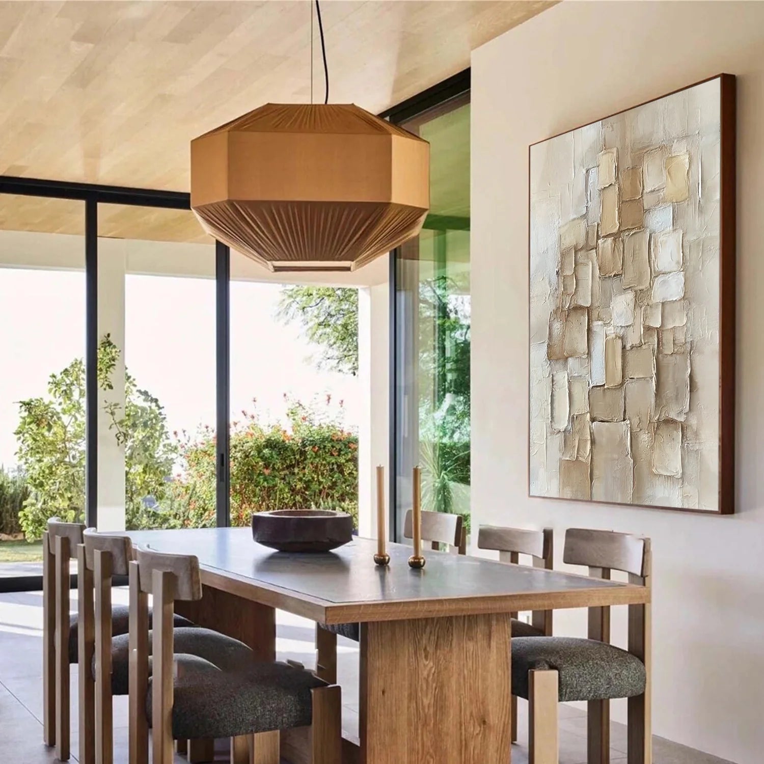 Abstract_Textured Canvas Art #WA821