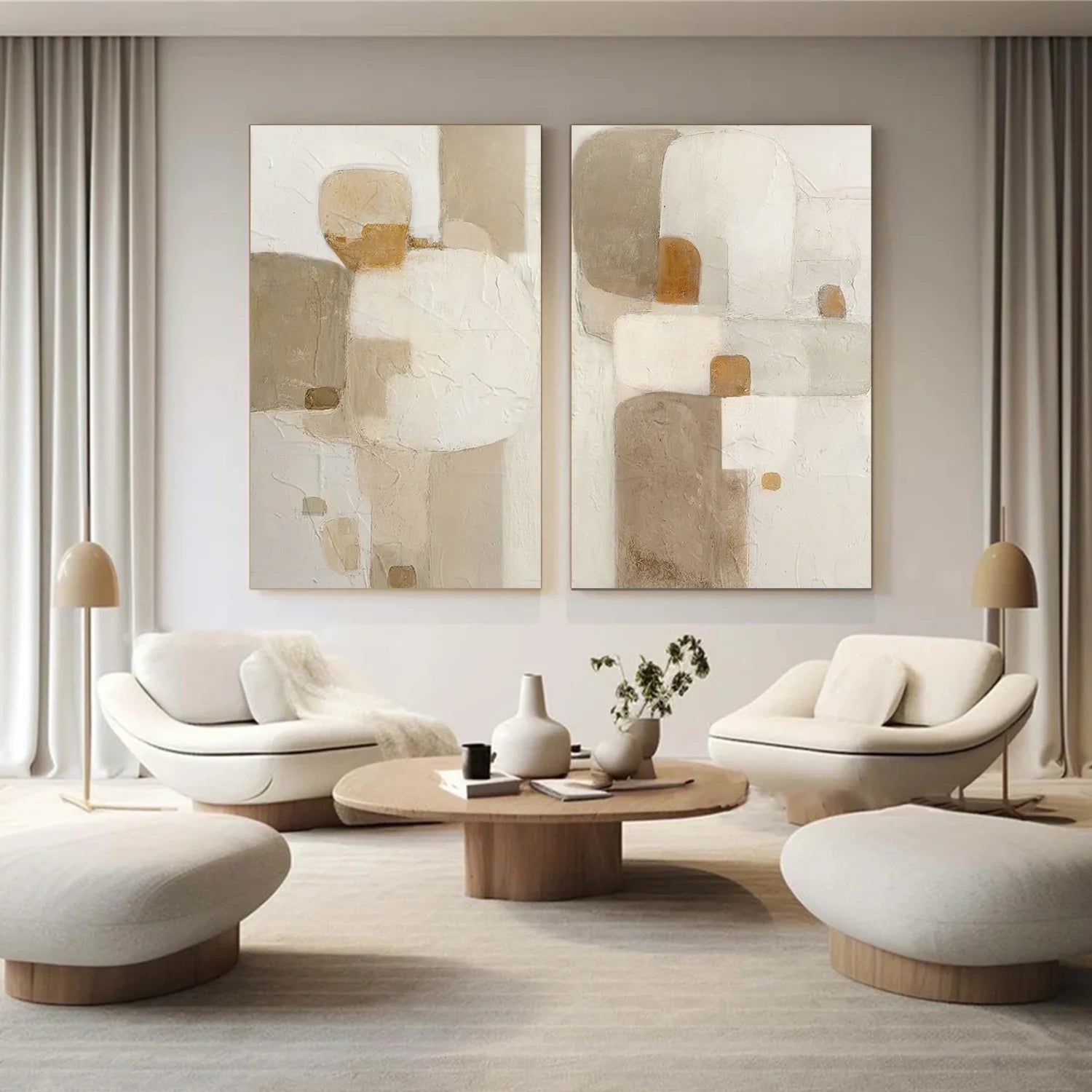 Wabi Sabi_Canvas Art Set of 2 #WA686