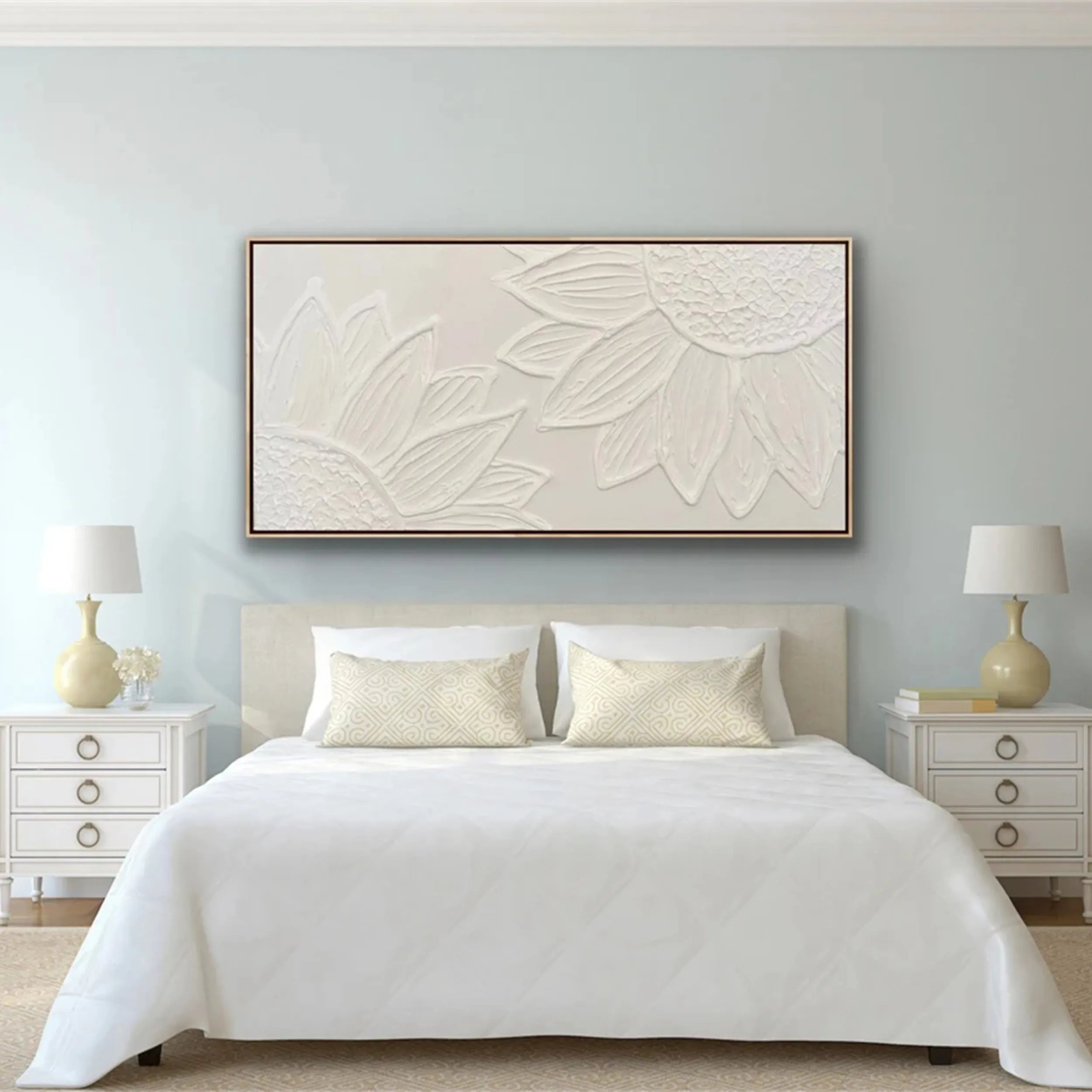 Flower & Tree Abstract Textured Wall Art #FT027