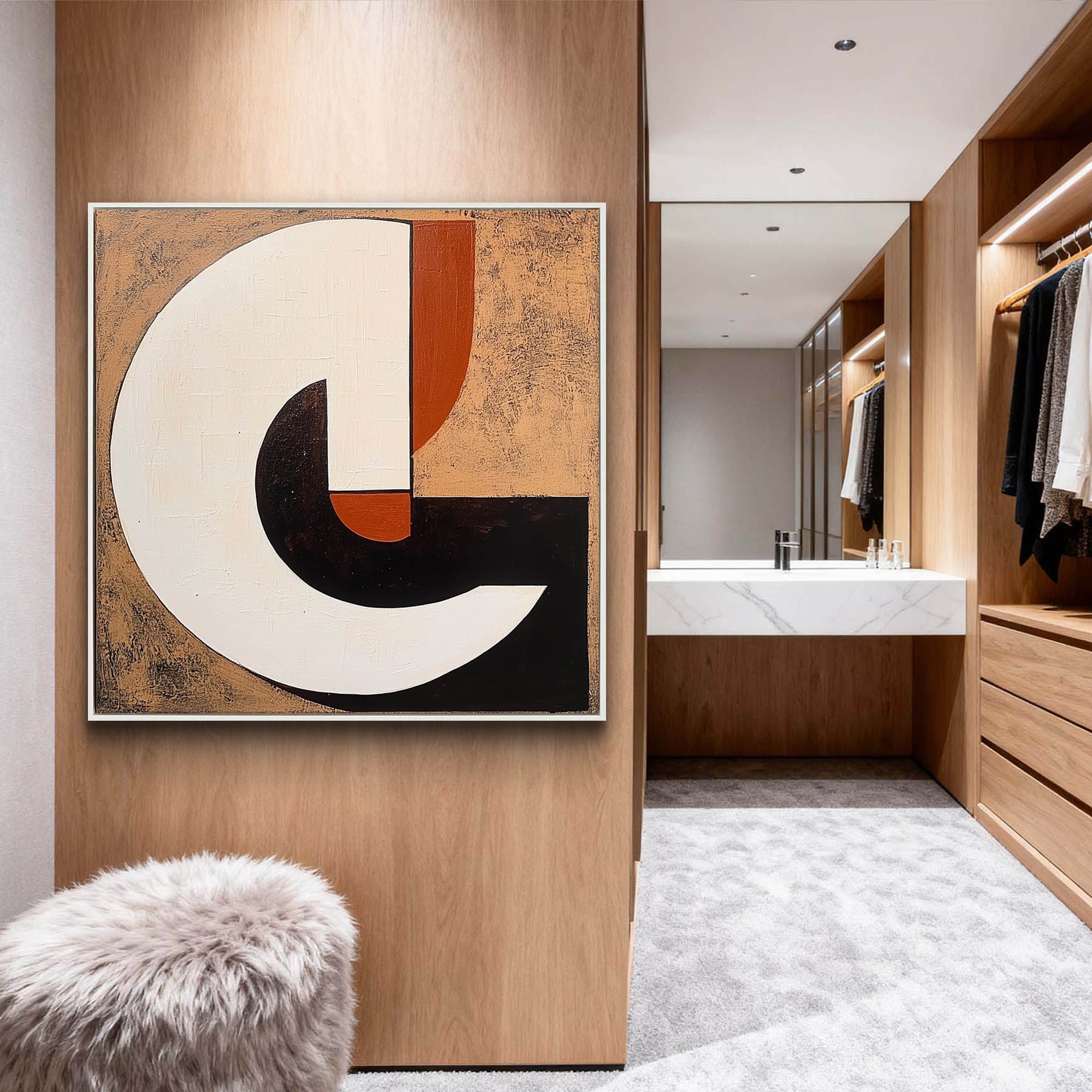 Flower & Tree Abstract Wall Art #FT002