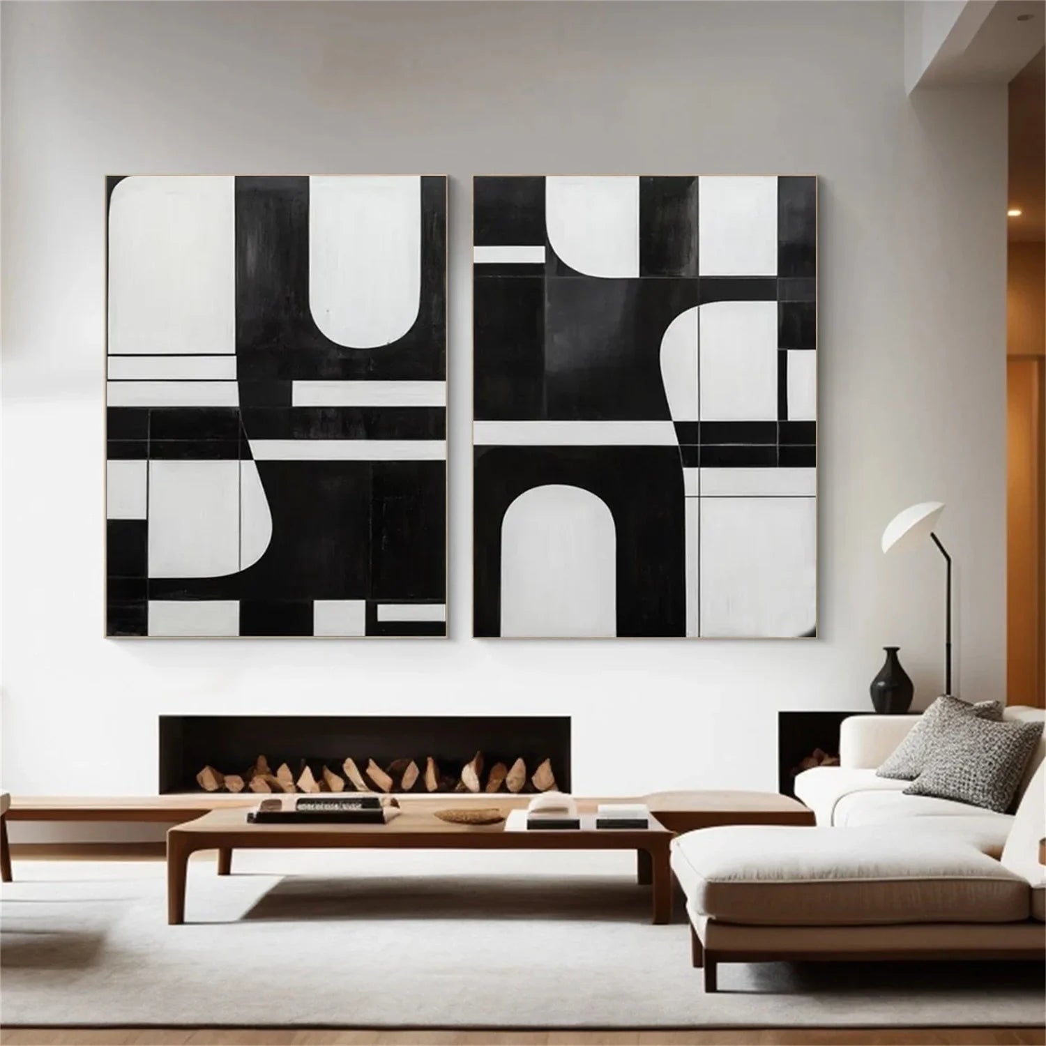 Abstract Tranquility Set of 2 #WA555