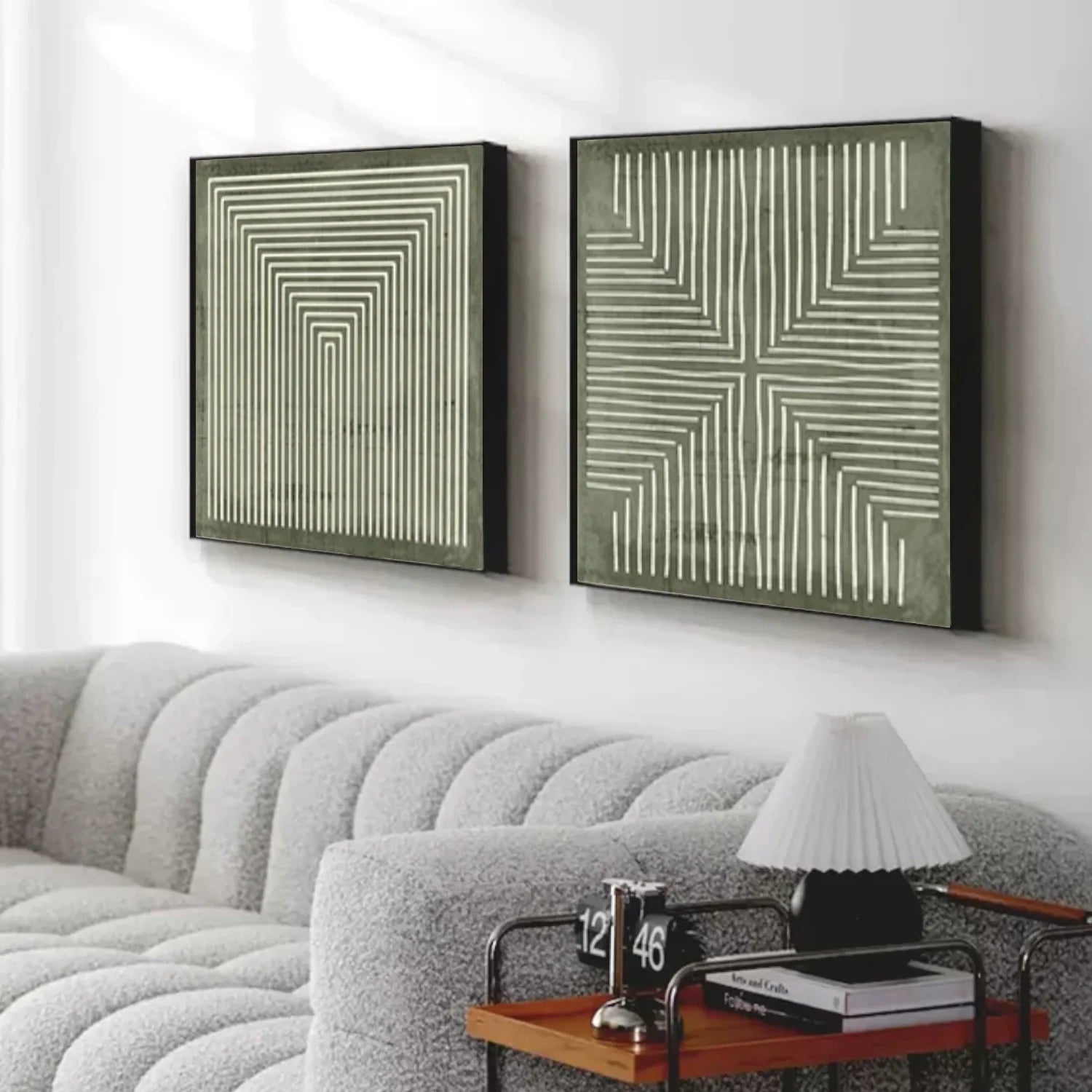 Minimalist_Canvas Art Set of 2 #MD263