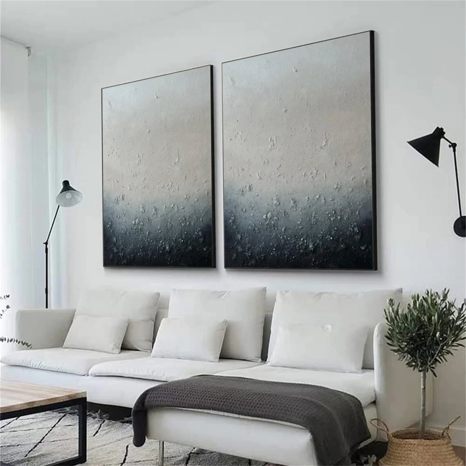 Abstract Canvas Art Set of 2 #WA852