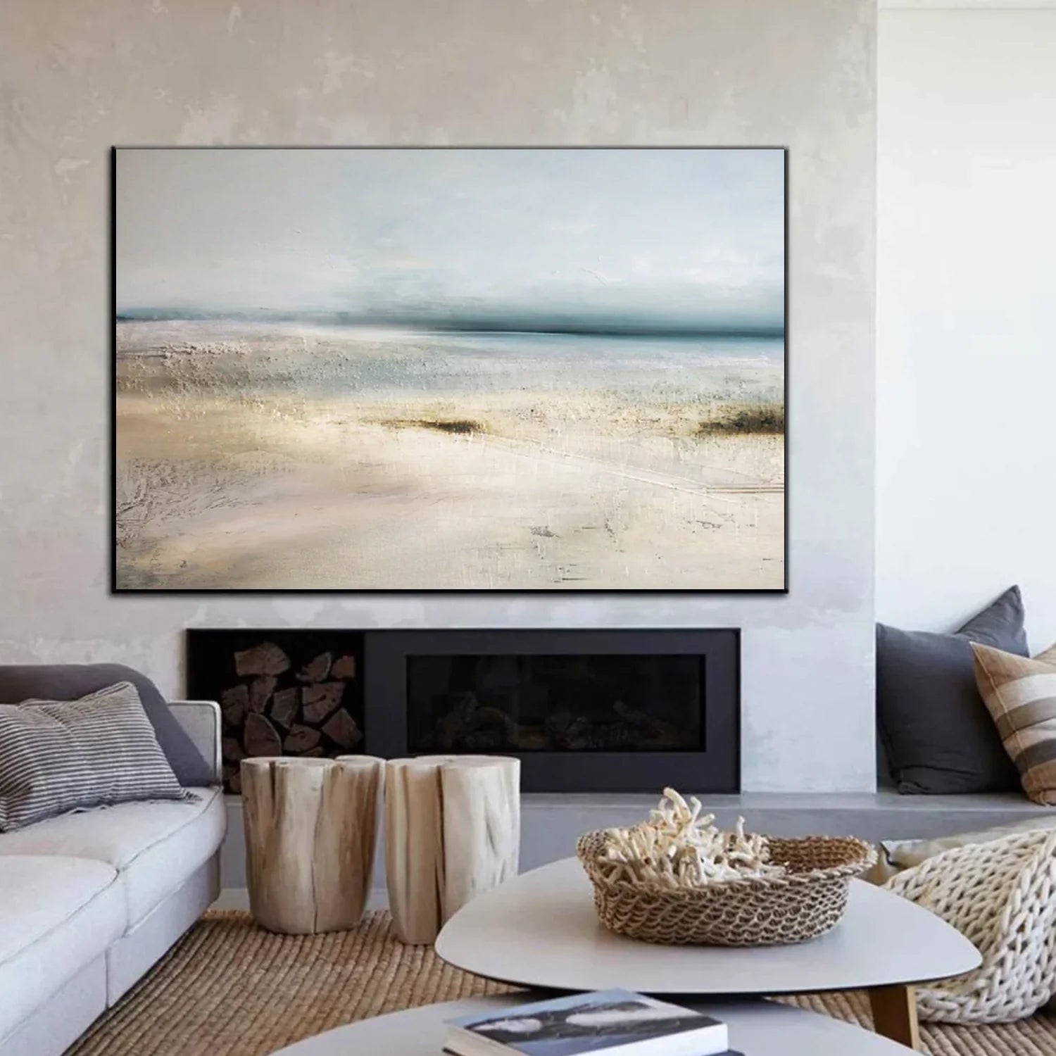 Sea & Sky Abstract Wall Art #SK165