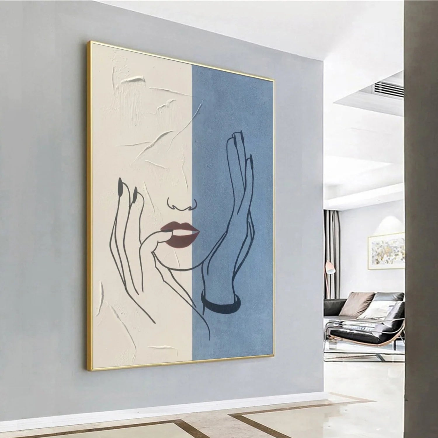 Abstract Portrait_Wall Art #AB074