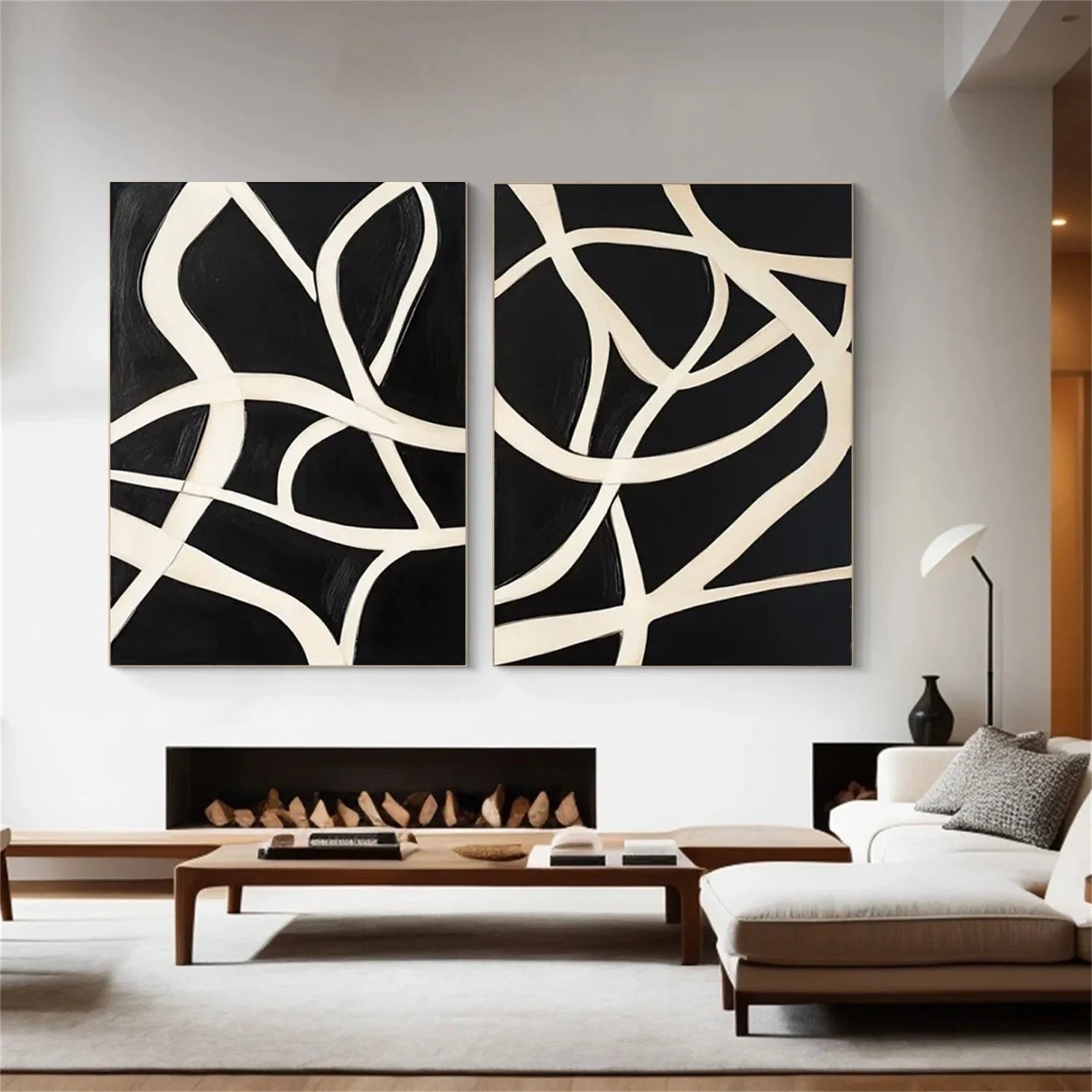 Abstract Tranquility Set of 2 #WA554