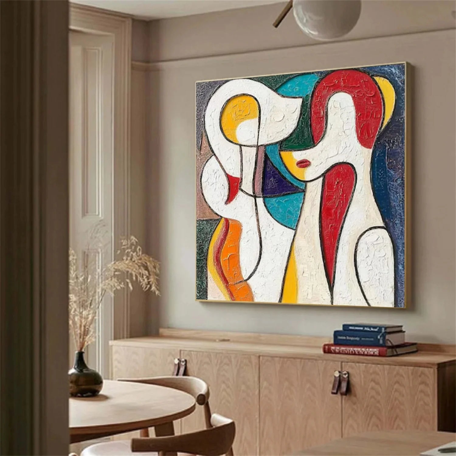 Abstract Portrait Colorful Painting #AB042