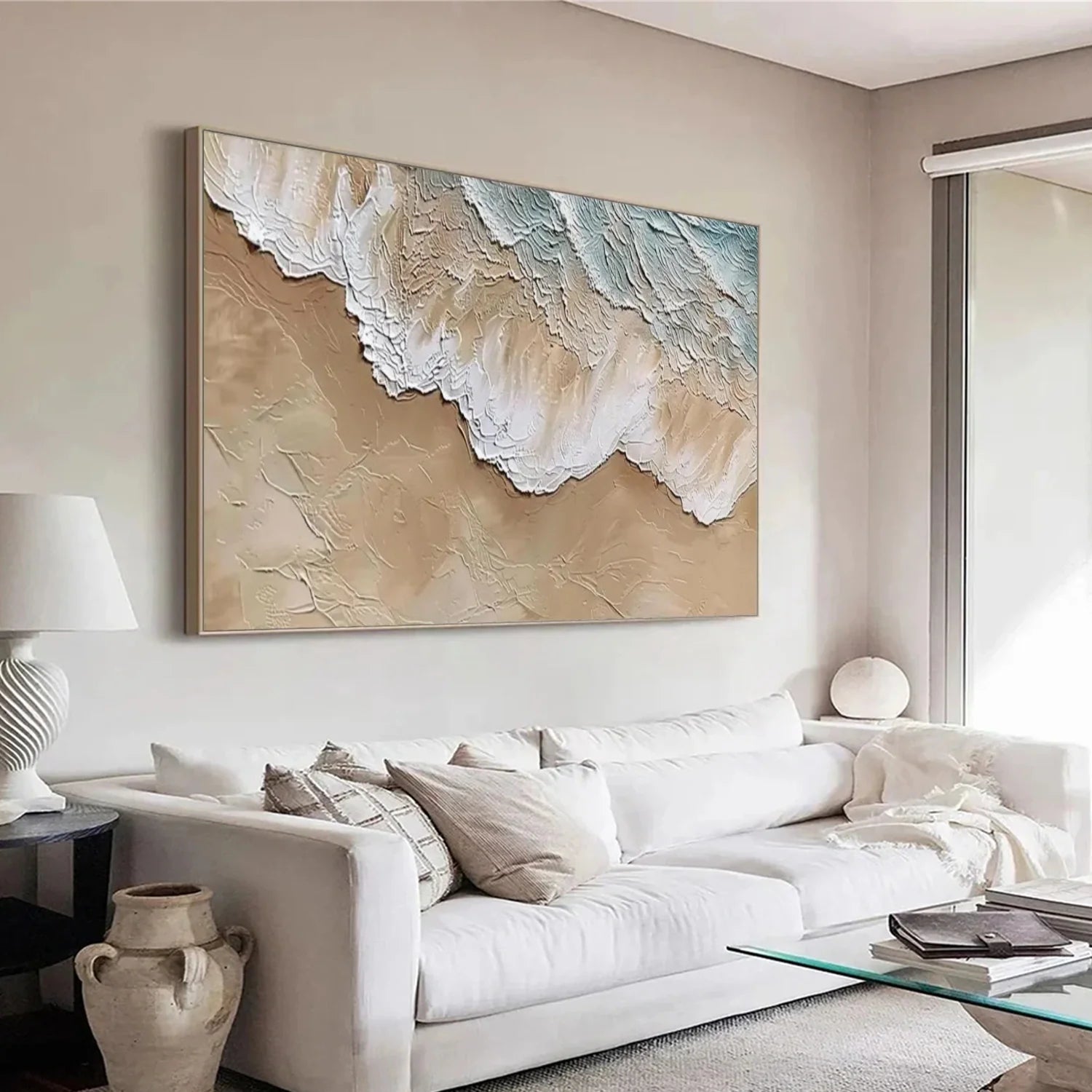 Sea & Sky Abstract_Textured_Wall Art #SK178