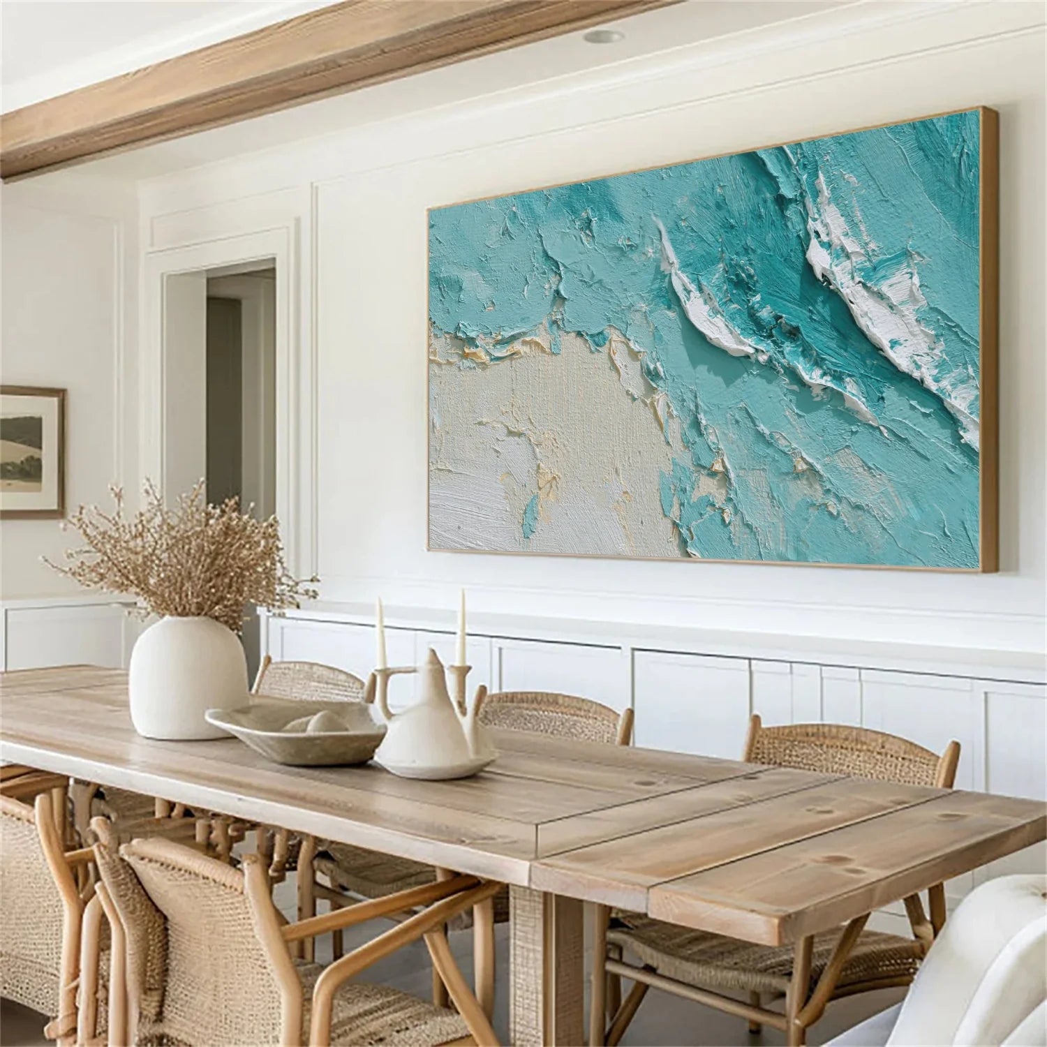 Sea & Sky Abstract_Textured_Wall Art #SK154