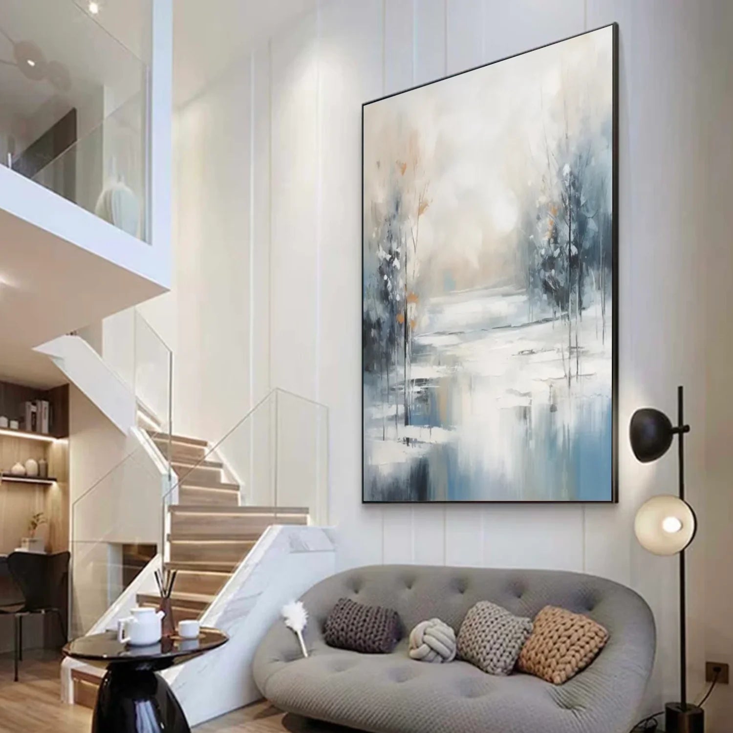 Flower & Tree Abstract_Wall Art #FT161