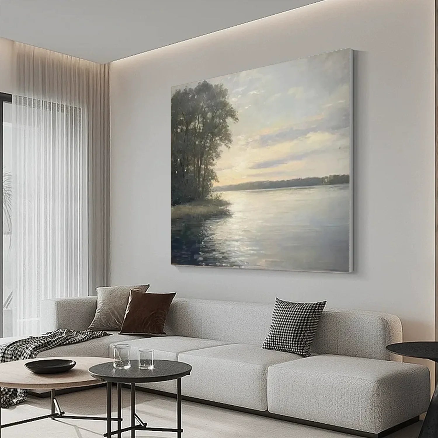 Sea & Sky Abstract_Wall Art #SK169