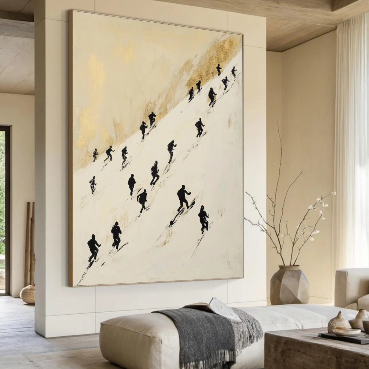 Skiing Sport_Wall Art #AS035