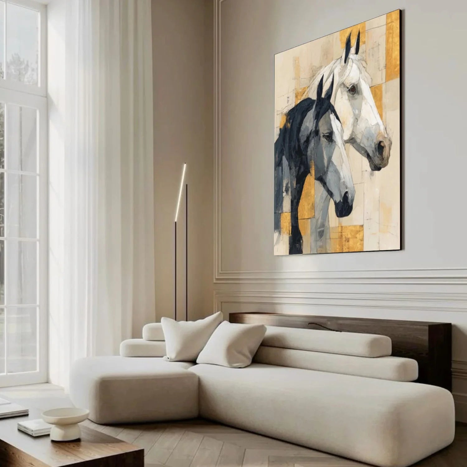 Abstract Animal Horse Wall Art #AM145