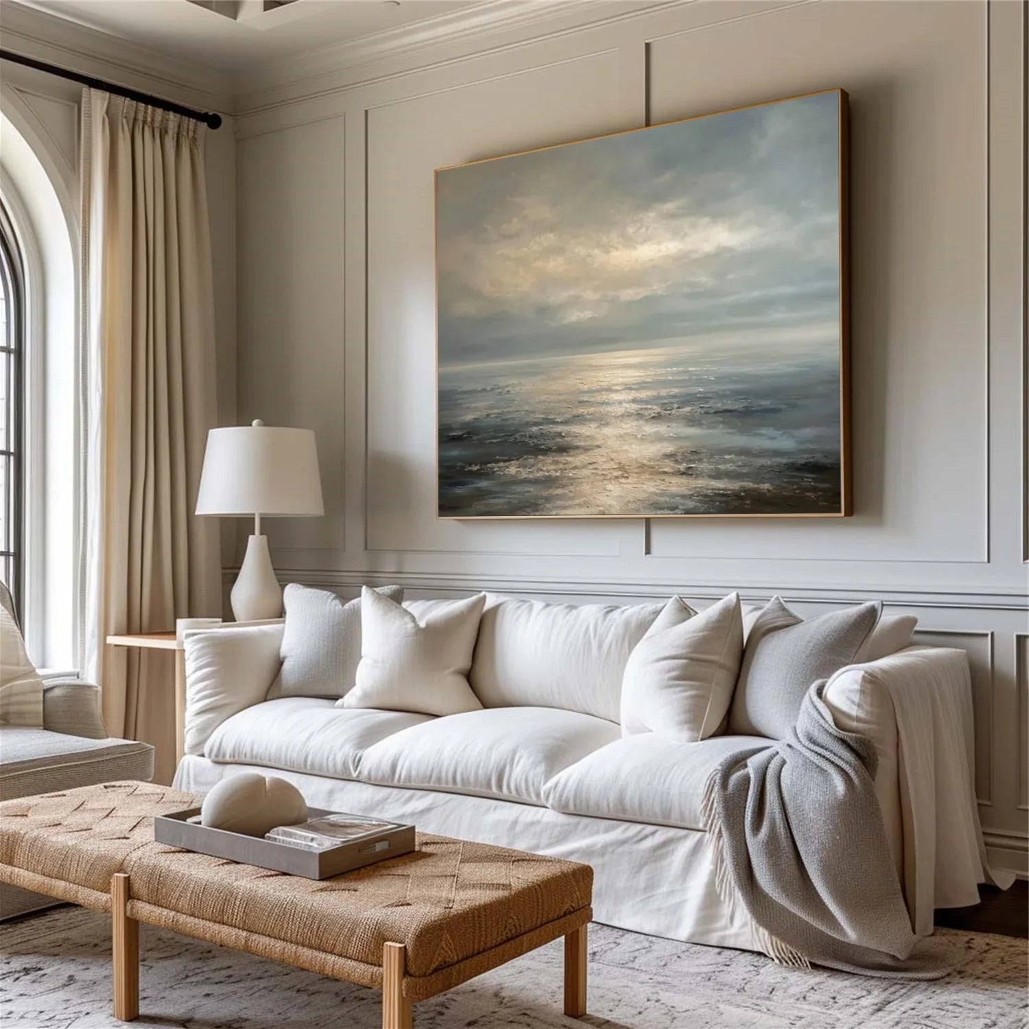 Sea & Sky Abstract_Wall Art #SK190