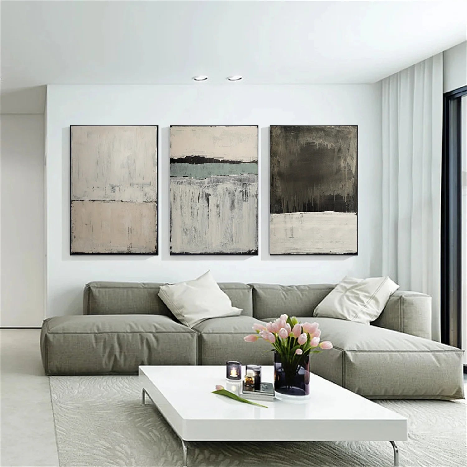 Wabi Sabi_Canvas Art Set of 3 #WA684