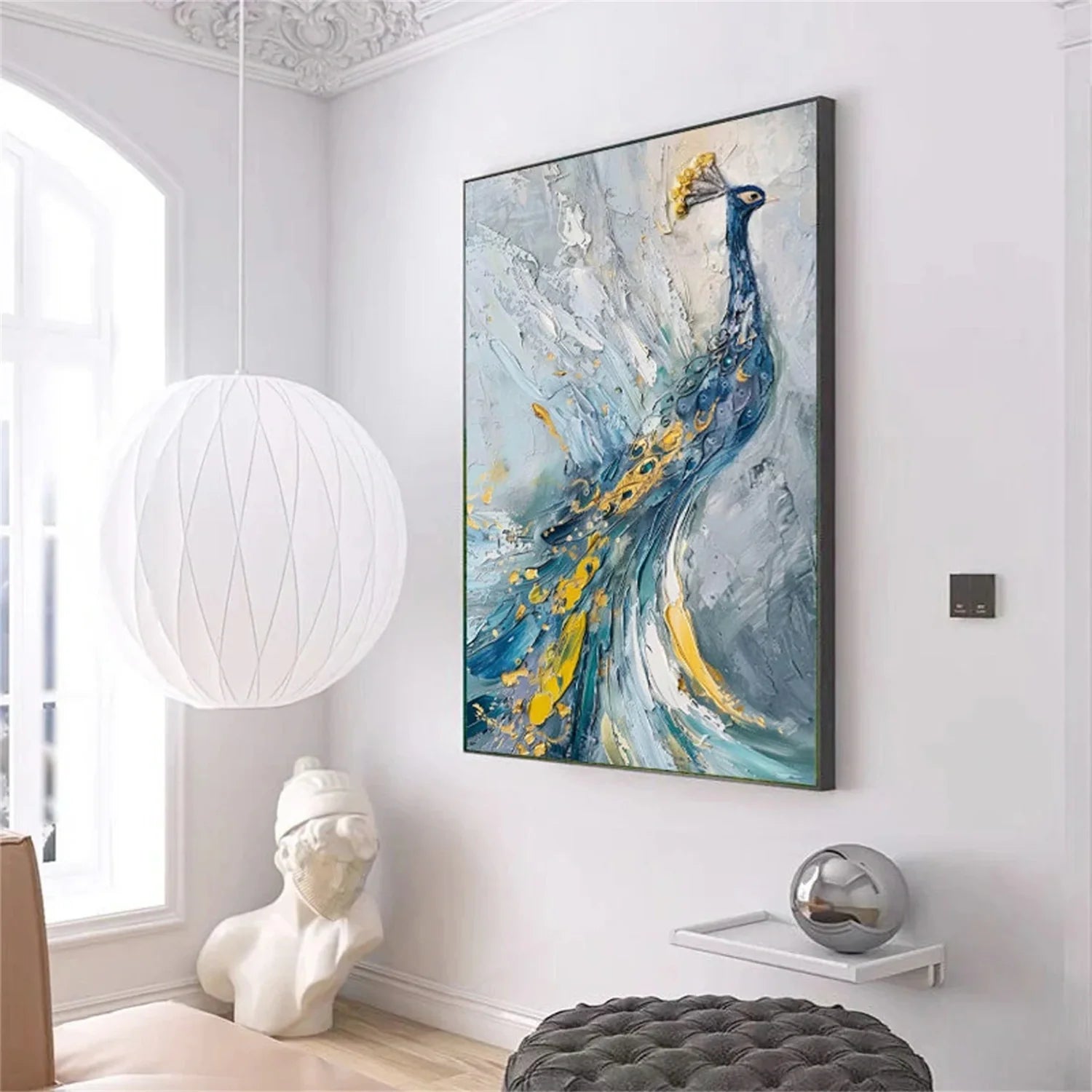 Colorful Abstract Animal Wall Art #AM091